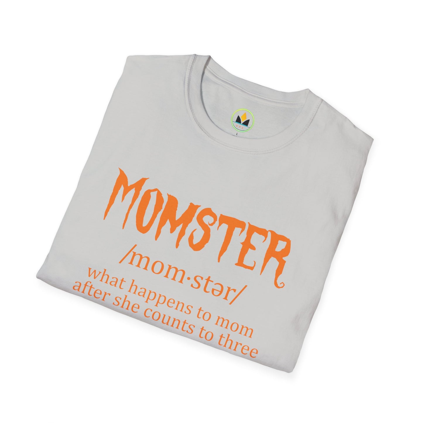Halloween ‘Momster’ Tee - Fun Parenting Humor Softstyle T-Shirt