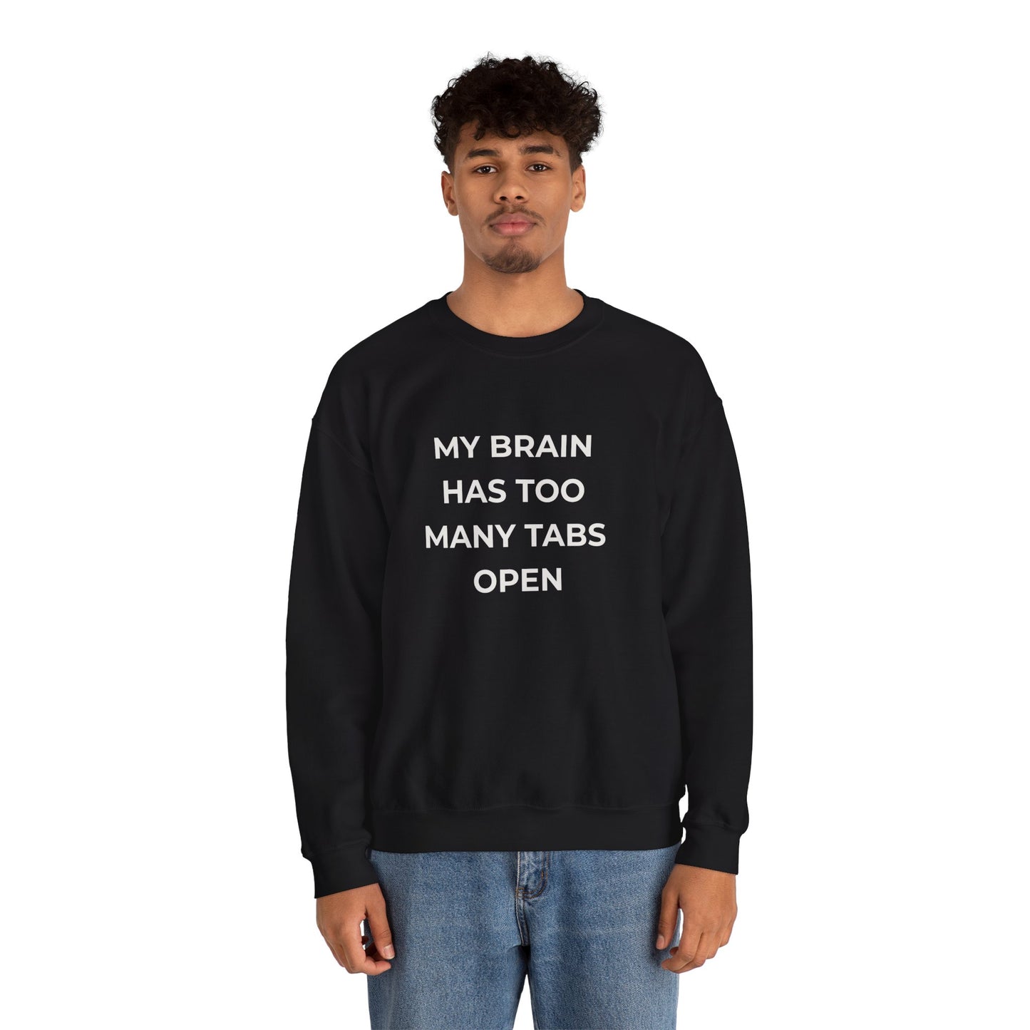 My Brain Has Too Many Tabs Open Sweatshirt | Funny ADHD Gift | Cozy Lofi Pullover
