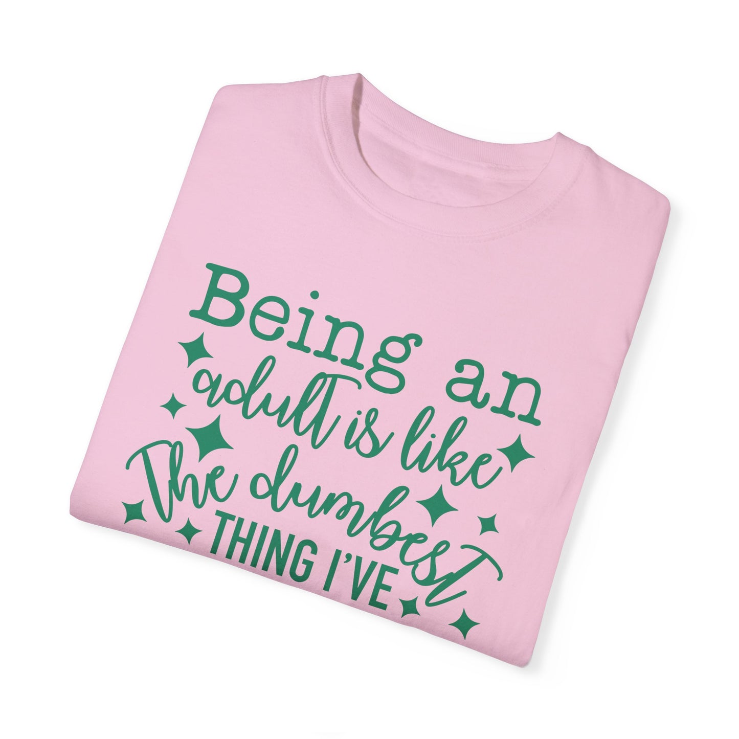 Being an Adult - The Dumbest Thing I’ve Ever Done - Humorous T-Shirt