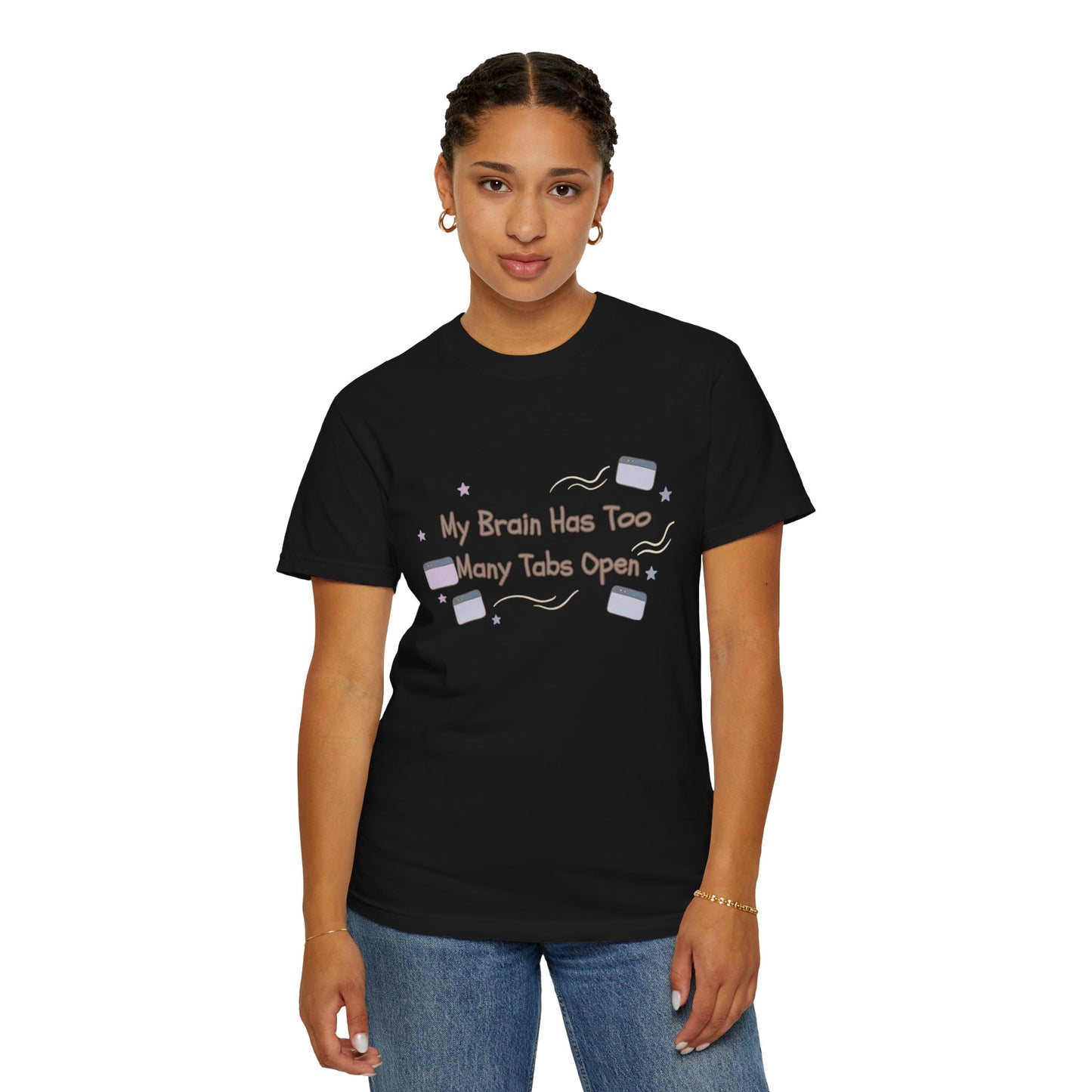 The "ADHD Brain Under Construction" Retro Warning Tee