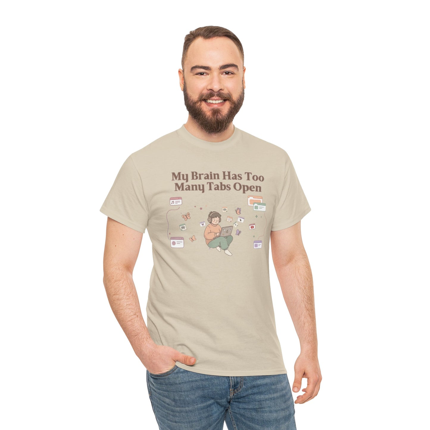 Hyper-Focus Mode: ENGAGED 🎧 The 'Brain Has Too Many Tabs Open' Neurospicy Tee