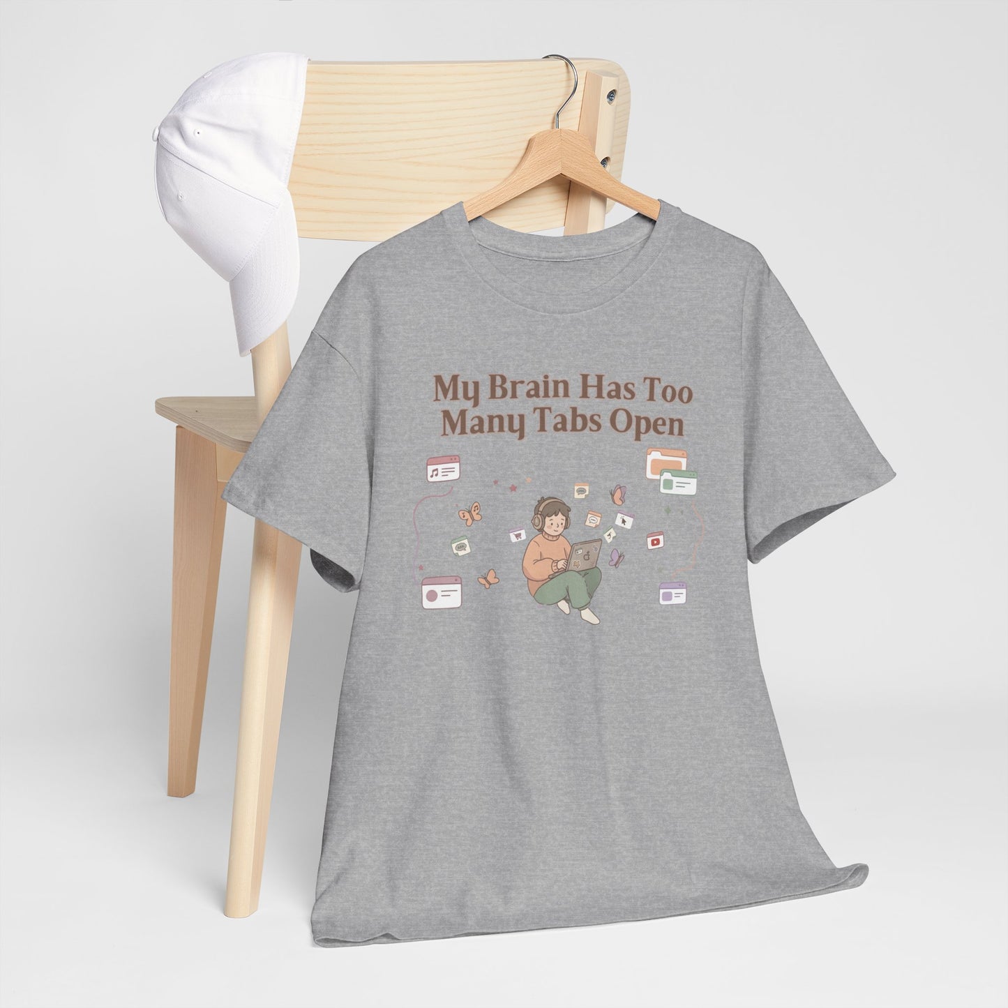 Hyper-Focus Mode: ENGAGED 🎧 The 'Brain Has Too Many Tabs Open' Neurospicy Tee
