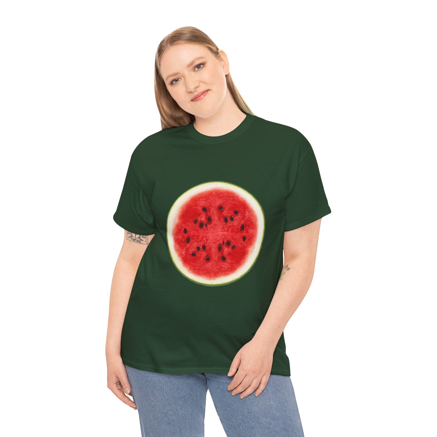 Watermelon Slice Graphic T-Shirt | Funny "One in a Melon" Tee | Easy Lazy Halloween Costume | Unisex Summer Top