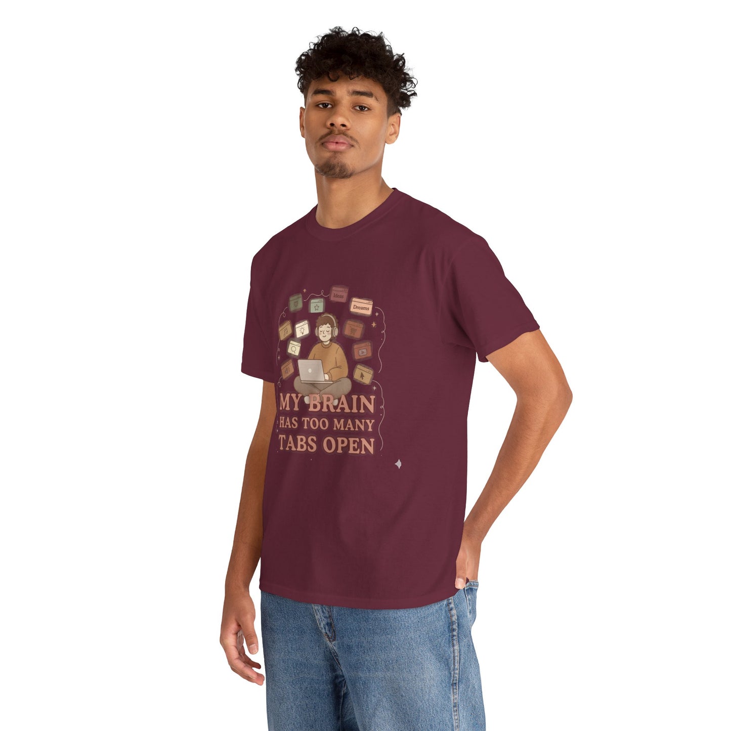 The "Cozy Mind" Earth Tone ADHD Graphic Tee