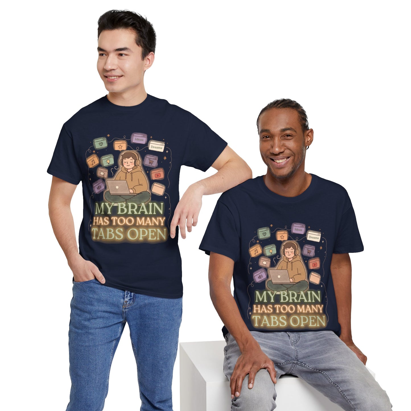 ADHD Night Mode | Neon "2AM Hyperfixation" Aesthetic Tee