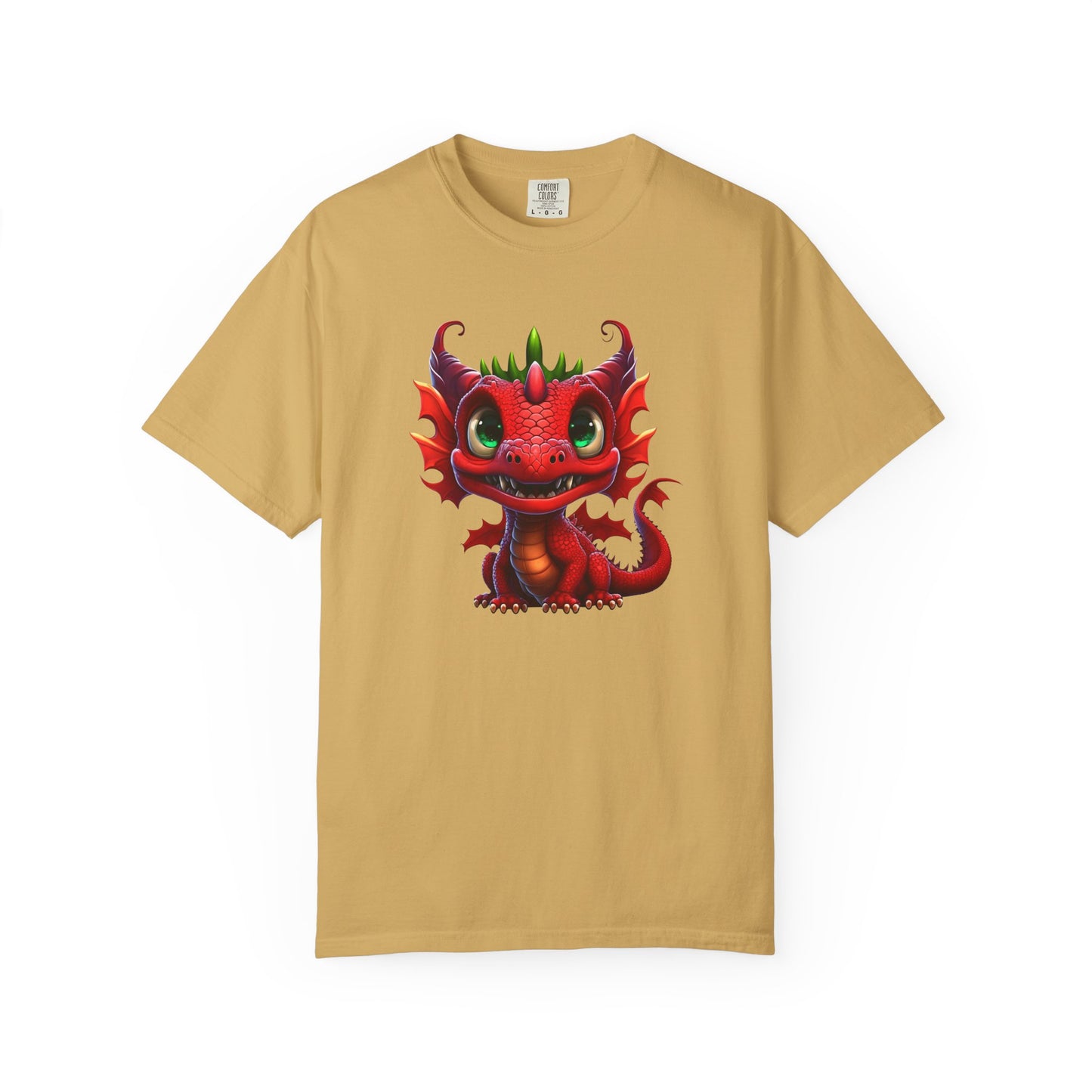 Playful Dragon Delight - Unique Cartoon-Style Dragon T-Shirt Design for Fun and Fantasy Lovers