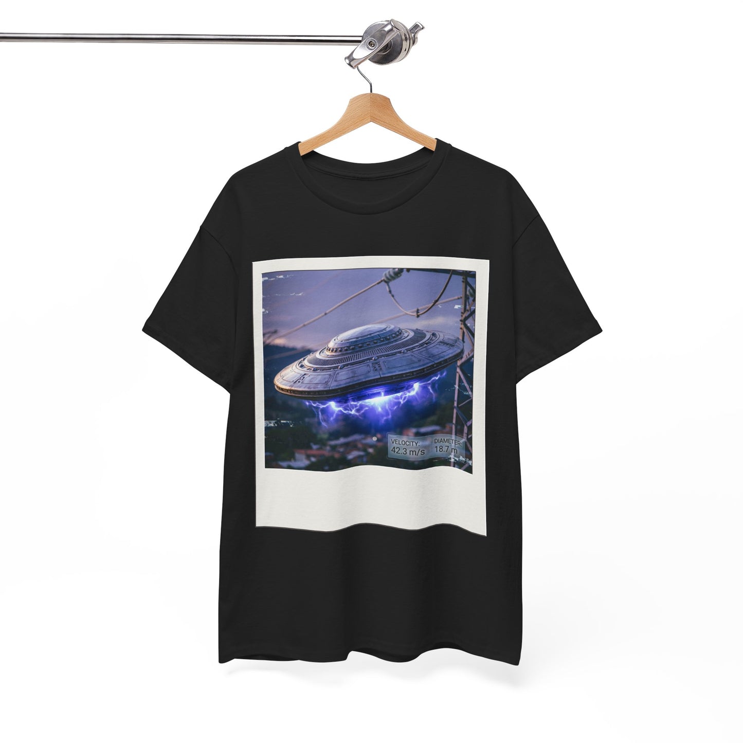 UFO Evidence T-Shirt | Retro Polaroid Alien Sighting Photo