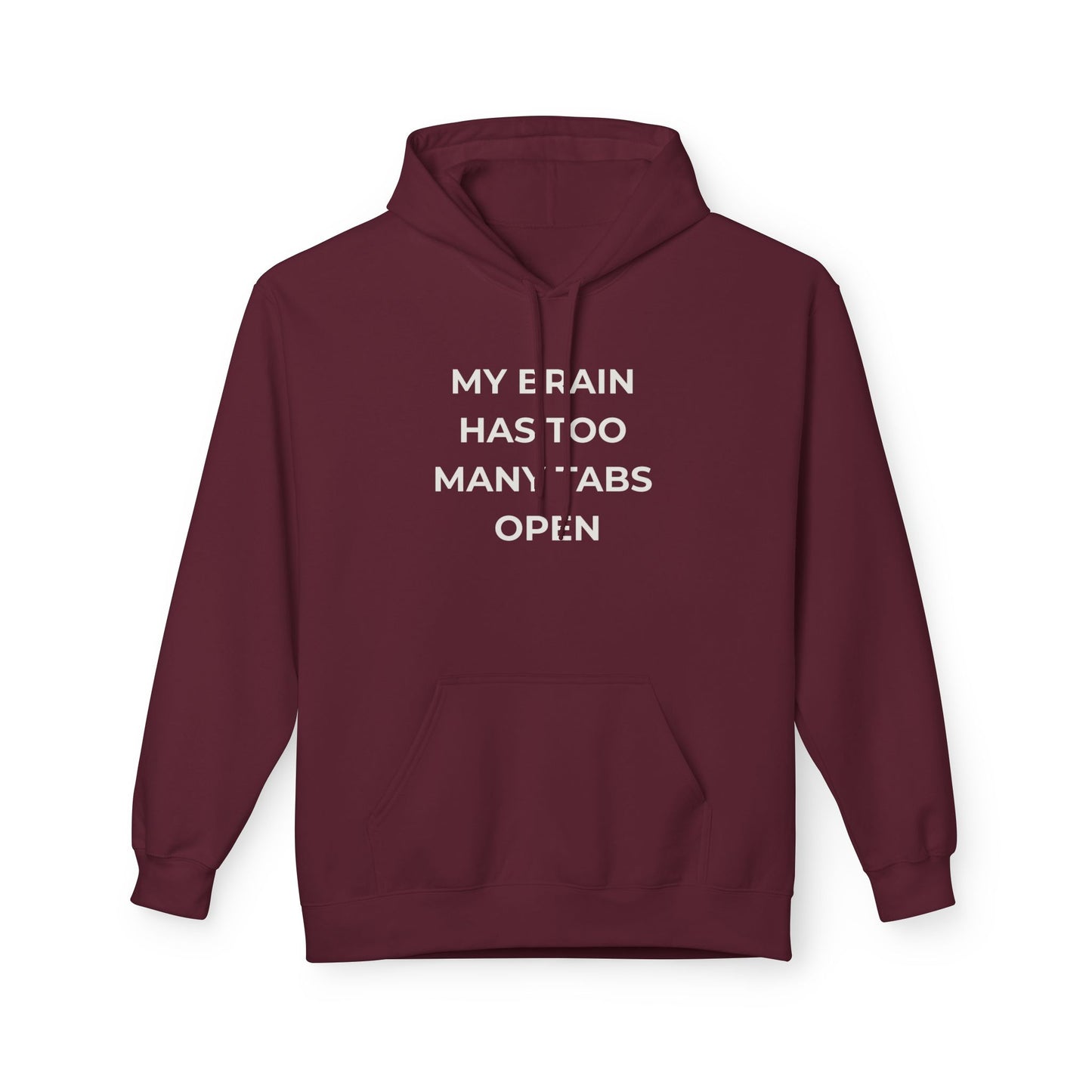 My Brain Has Too Many Tabs Open Hoodie | Funny ADHD Gift | Cozy Lofi Pullover