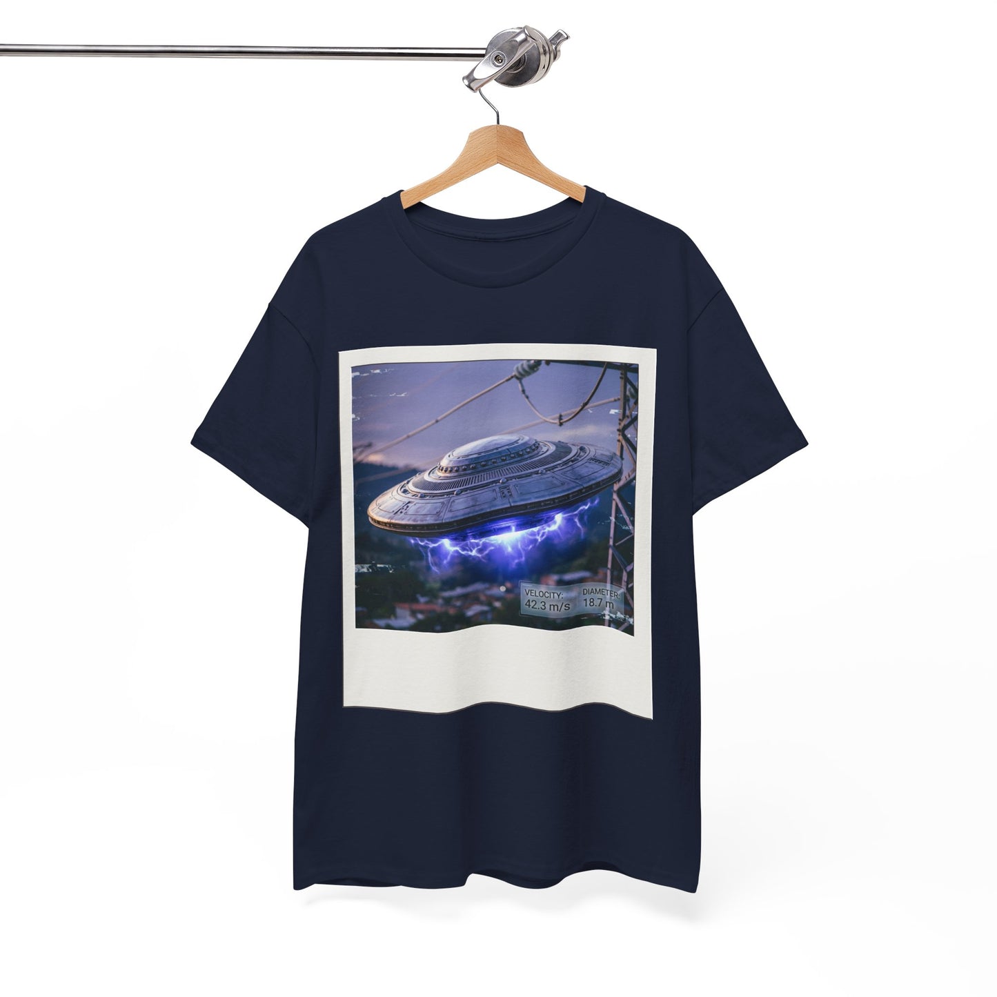 UFO Evidence T-Shirt | Retro Polaroid Alien Sighting Photo