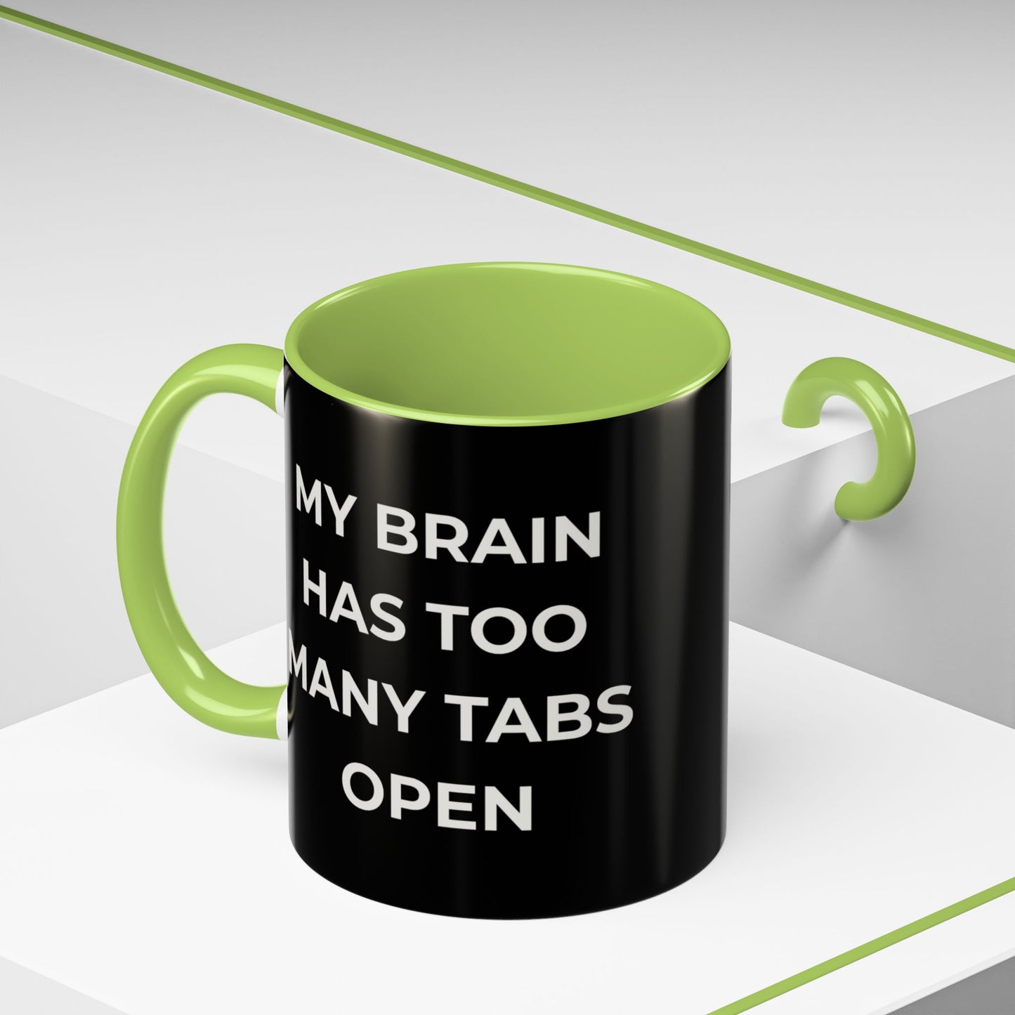 My Brain Has Too Many Tabs Open Mug | Funny ADHD Gift | Lofi Office Coffee Cup (11oz)