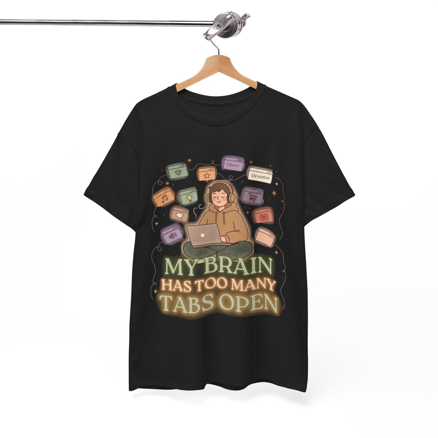 ADHD Night Mode | Neon "2AM Hyperfixation" Aesthetic Tee