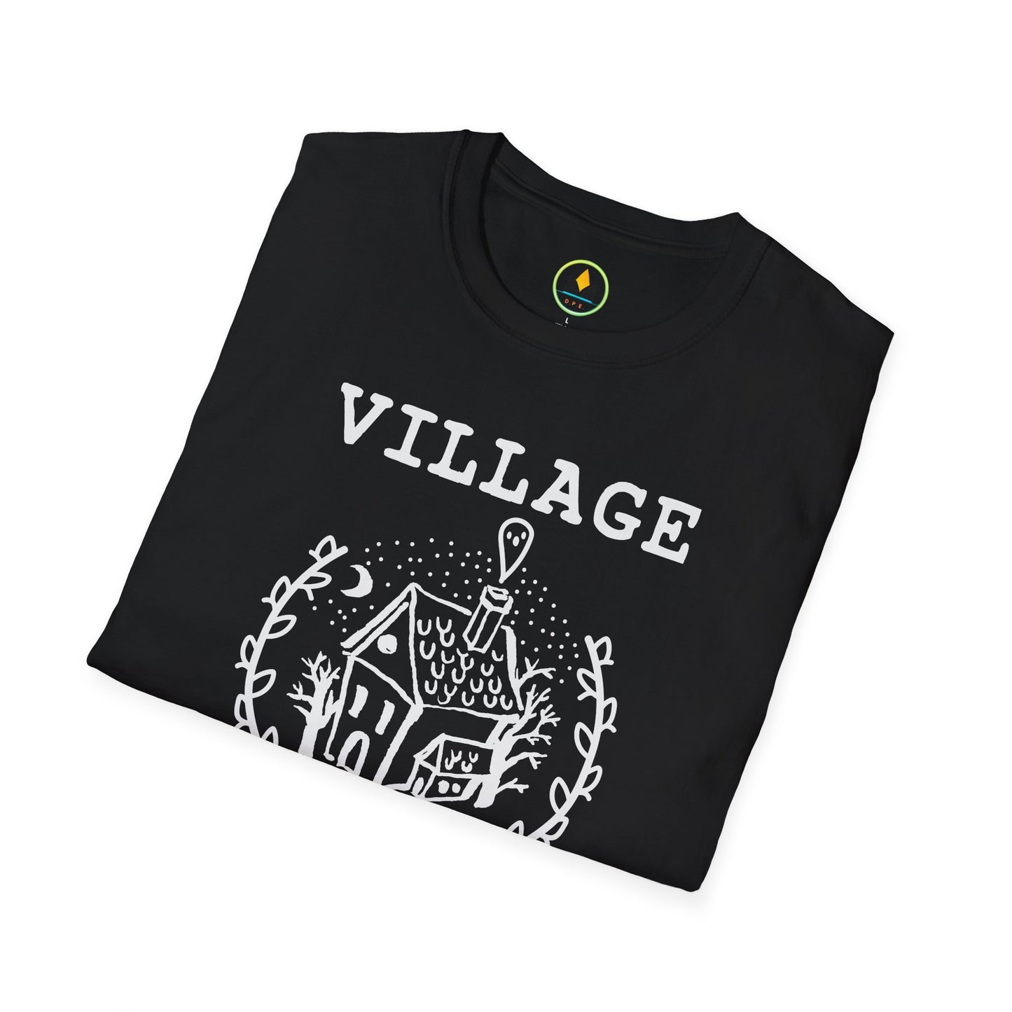 Village Witch Cottagecore T‑Shirt – Cozy Haunted Cottage Graphic for Everyday Magic