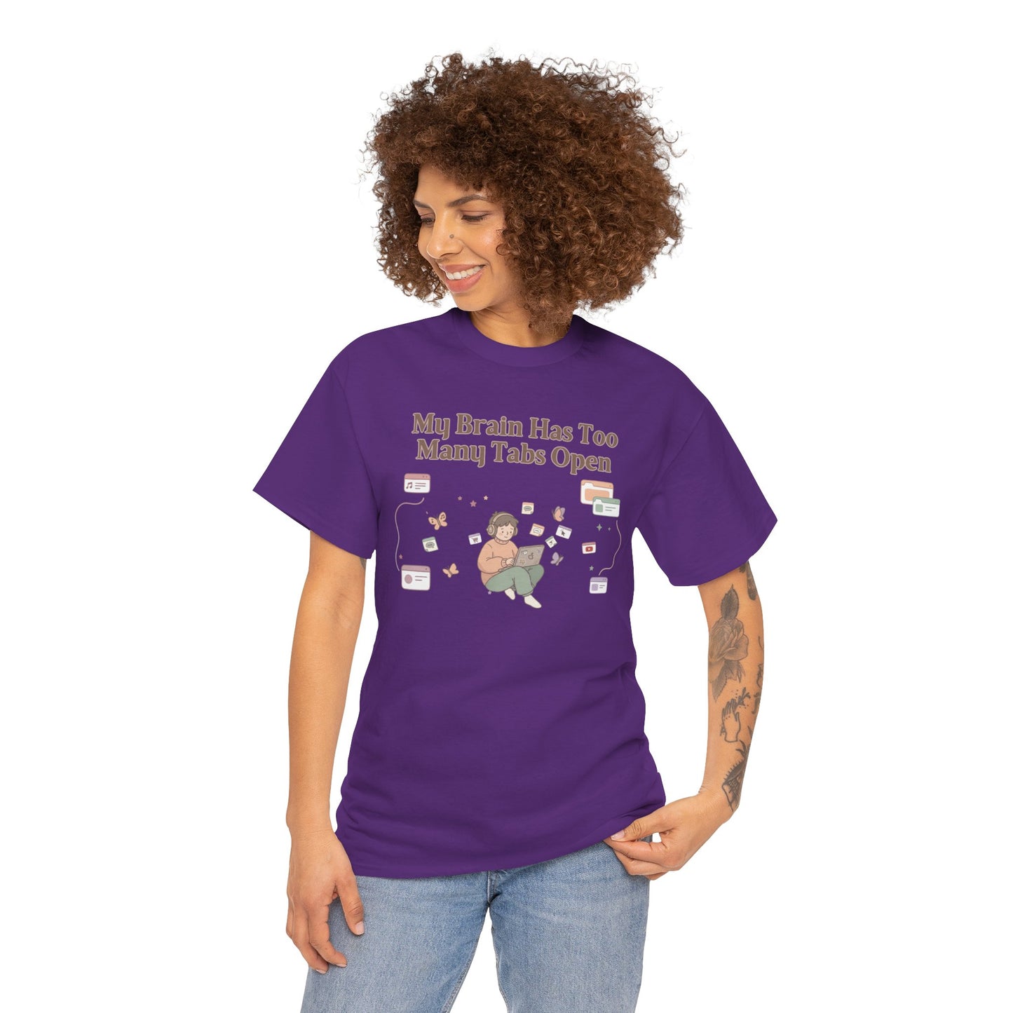 Hyper-Focus Mode: ENGAGED 🎧 The 'Brain Has Too Many Tabs Open' Neurospicy Tee