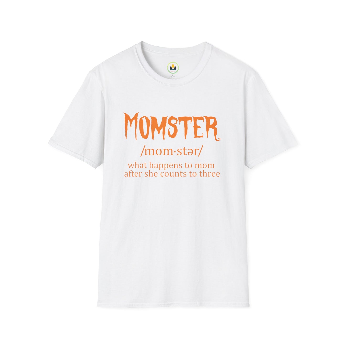 Halloween ‘Momster’ Tee - Fun Parenting Humor Softstyle T-Shirt