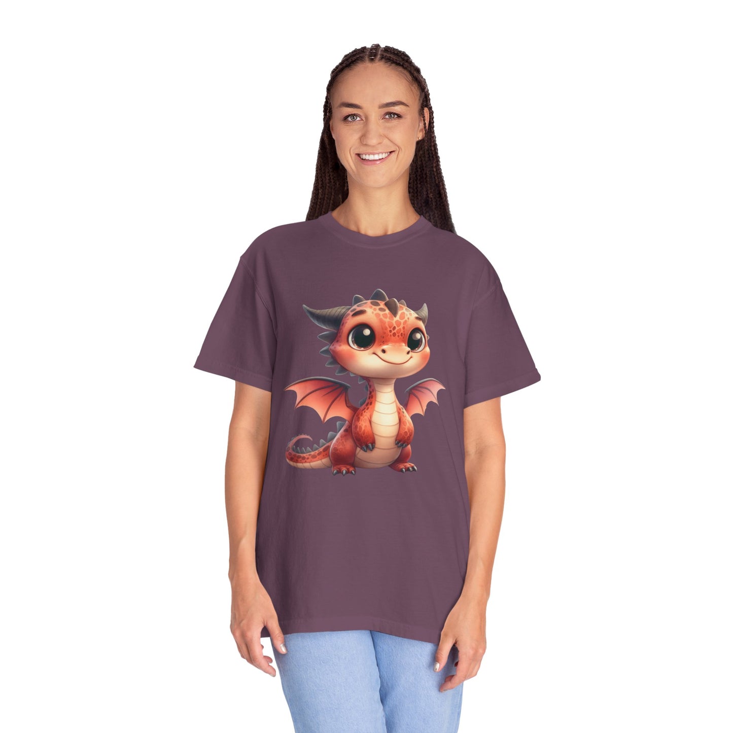Adorable Dragon Whelp Tee - Soft Cotton T-Shirt with Fantasy Creature tee