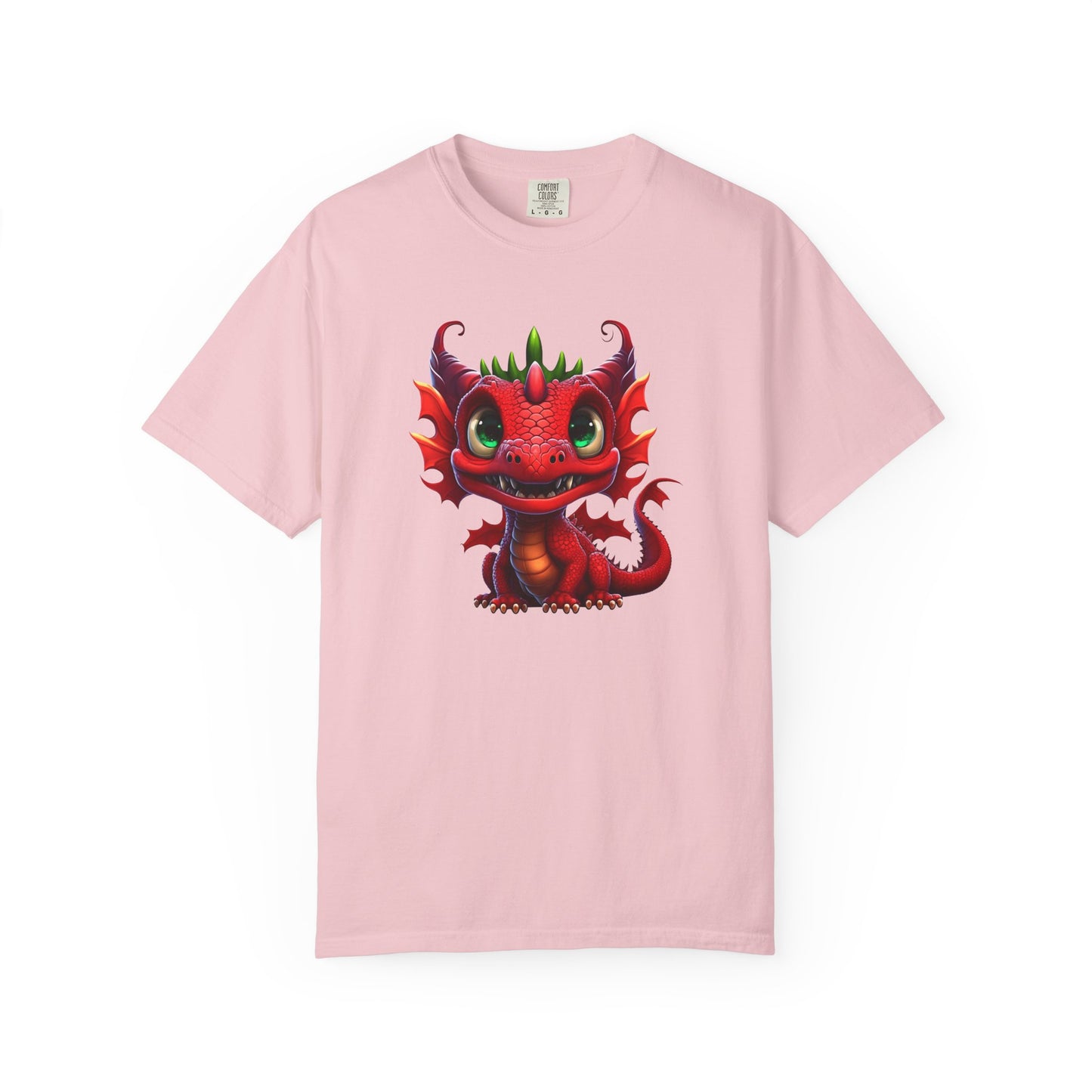 Playful Dragon Delight - Unique Cartoon-Style Dragon T-Shirt Design for Fun and Fantasy Lovers