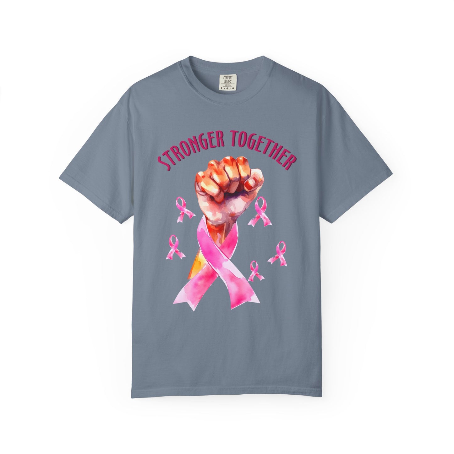 Empower Unity: Breast Cancer "Stronger Together" Comfort Colors Tee