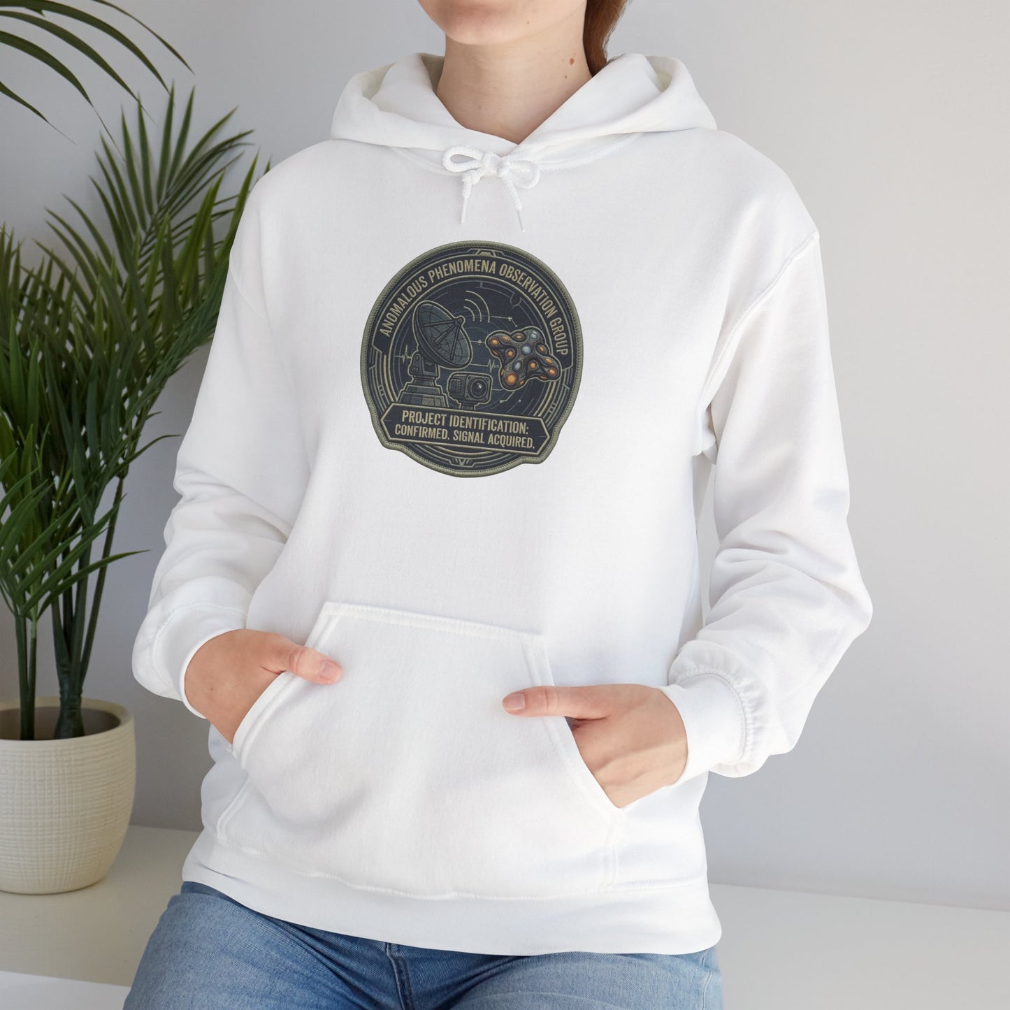 Project Tracking Array: Classified UAP Schematic Heavyweight Hoodie