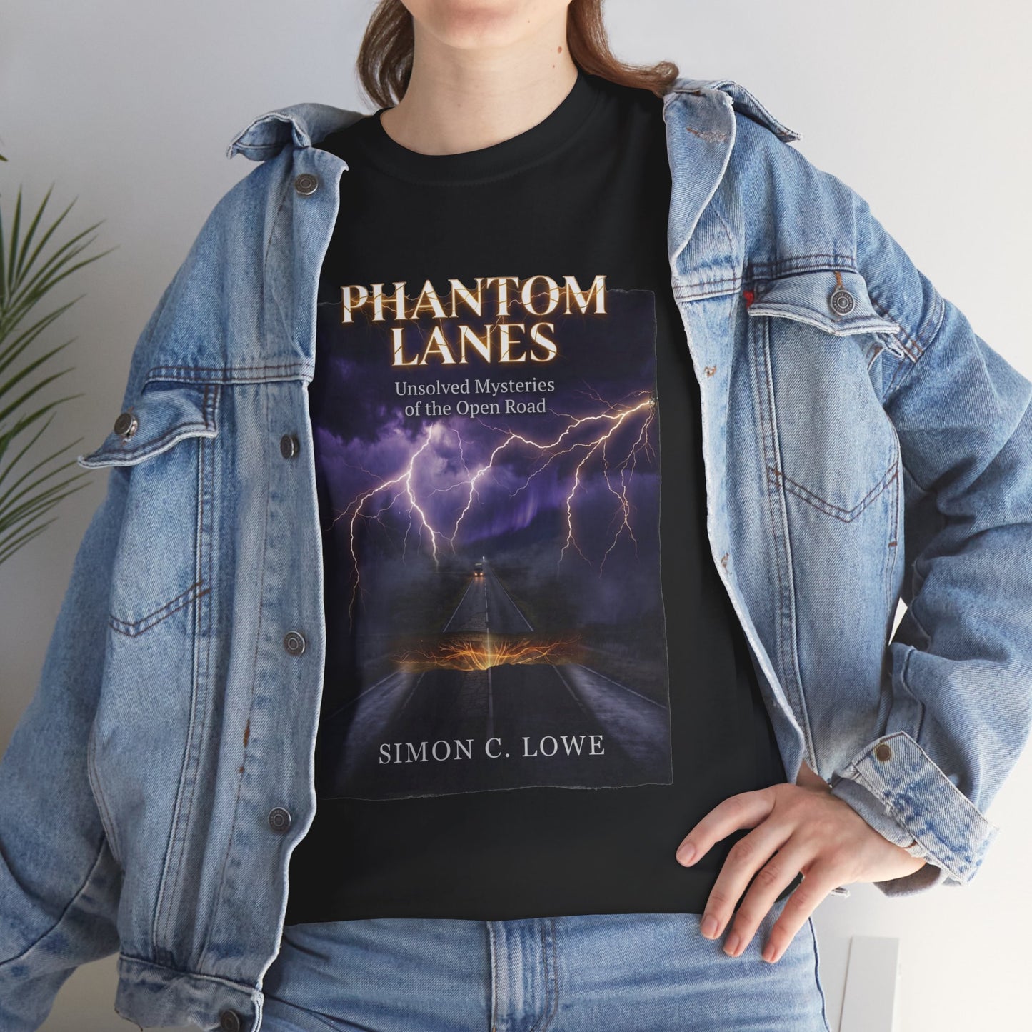 Phantom Lanes: Unsolved Mysteries of the Open Road Graphic T-Shirt