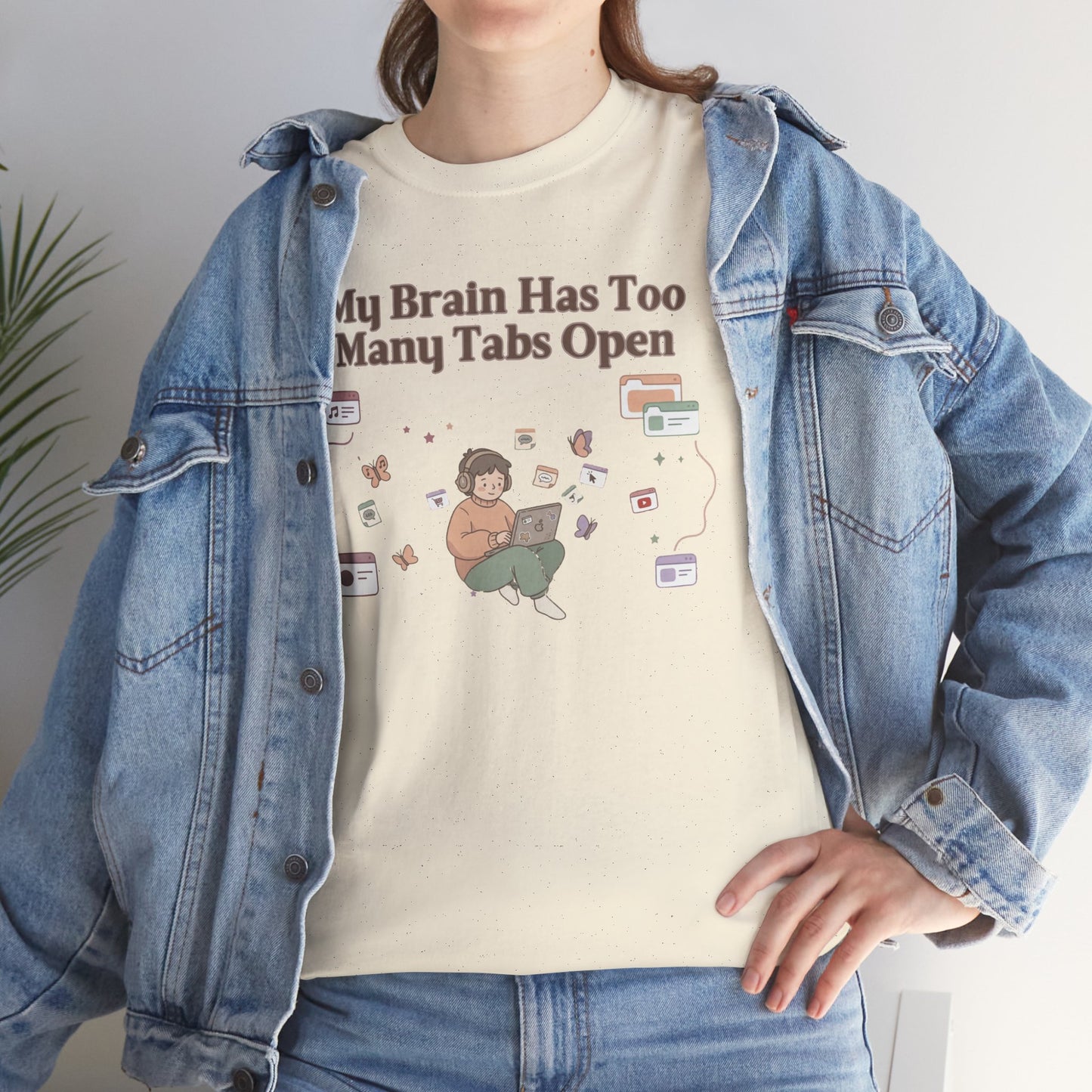 Hyper-Focus Mode: ENGAGED 🎧 The 'Brain Has Too Many Tabs Open' Neurospicy Tee