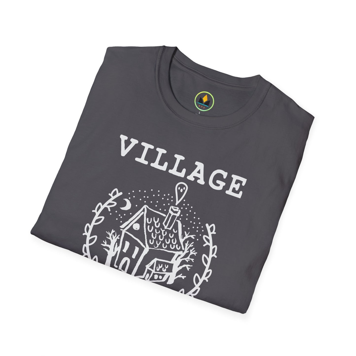 Village Witch Cottagecore T‑Shirt – Cozy Haunted Cottage Graphic for Everyday Magic