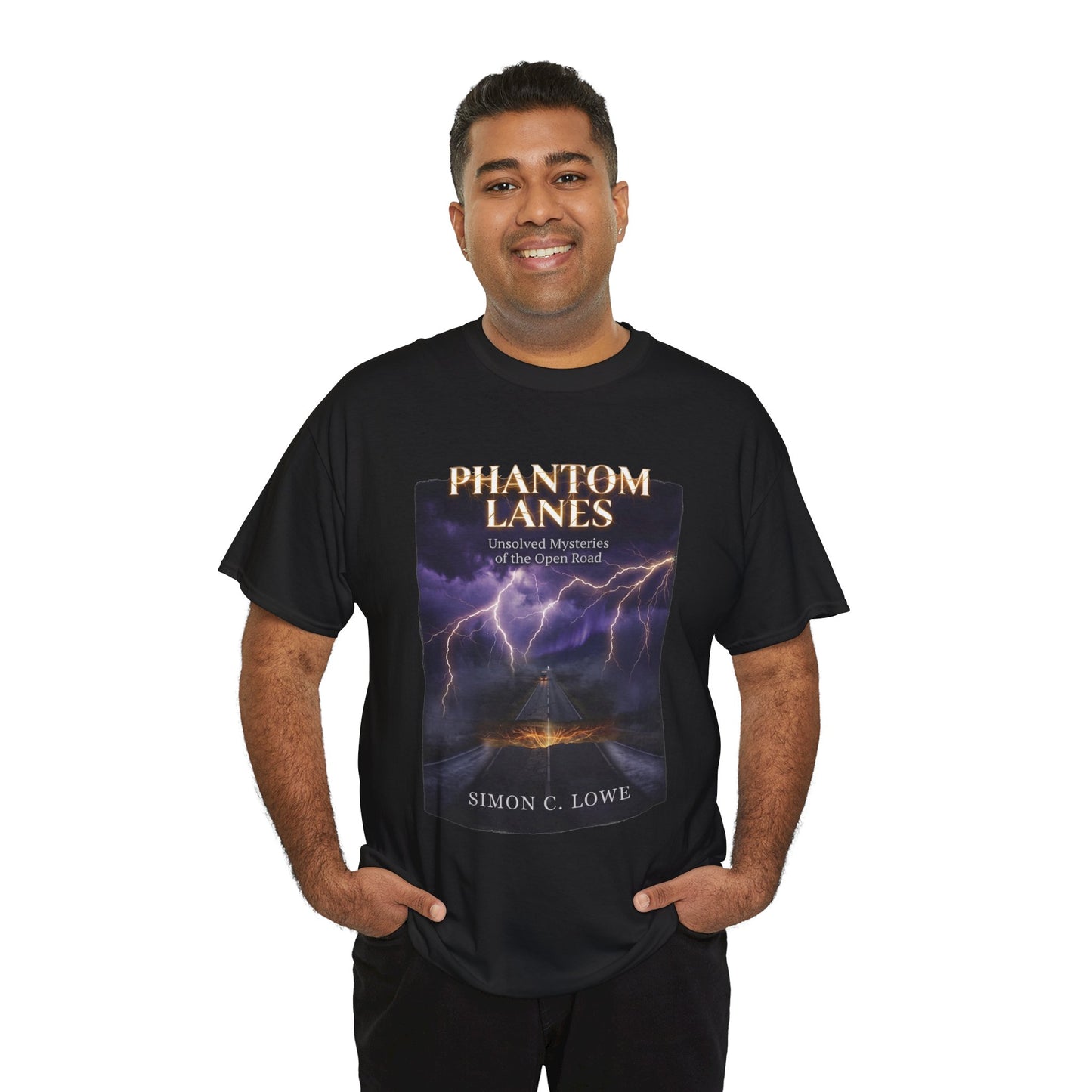 Phantom Lanes: Unsolved Mysteries of the Open Road Graphic T-Shirt