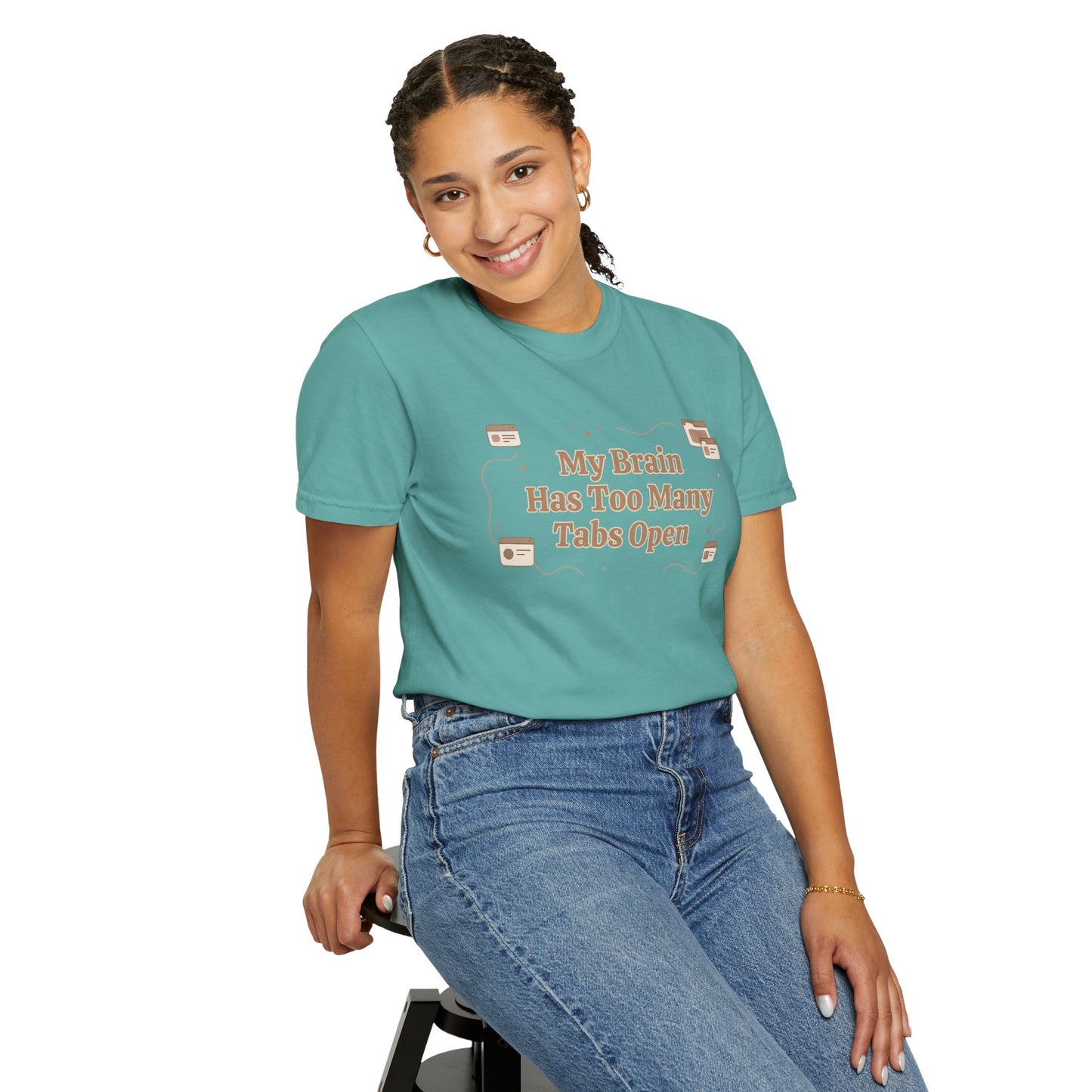 The "Too Many Tabs" ADHD Aesthetic Comfort Tee