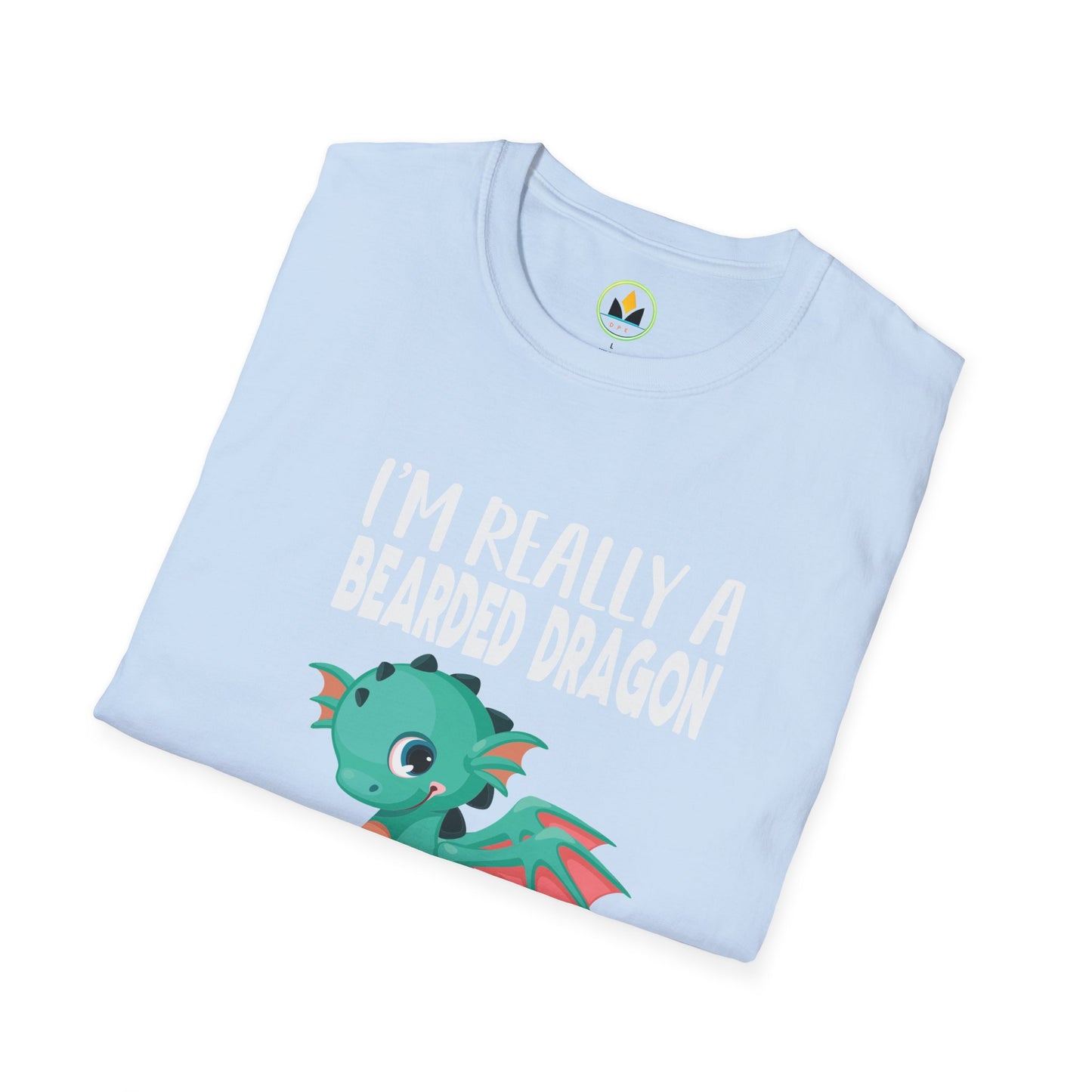 I’m Really a Bearded Dragon in a Human Costume – Cute Halloween Reptile Lover T‑Shirt
