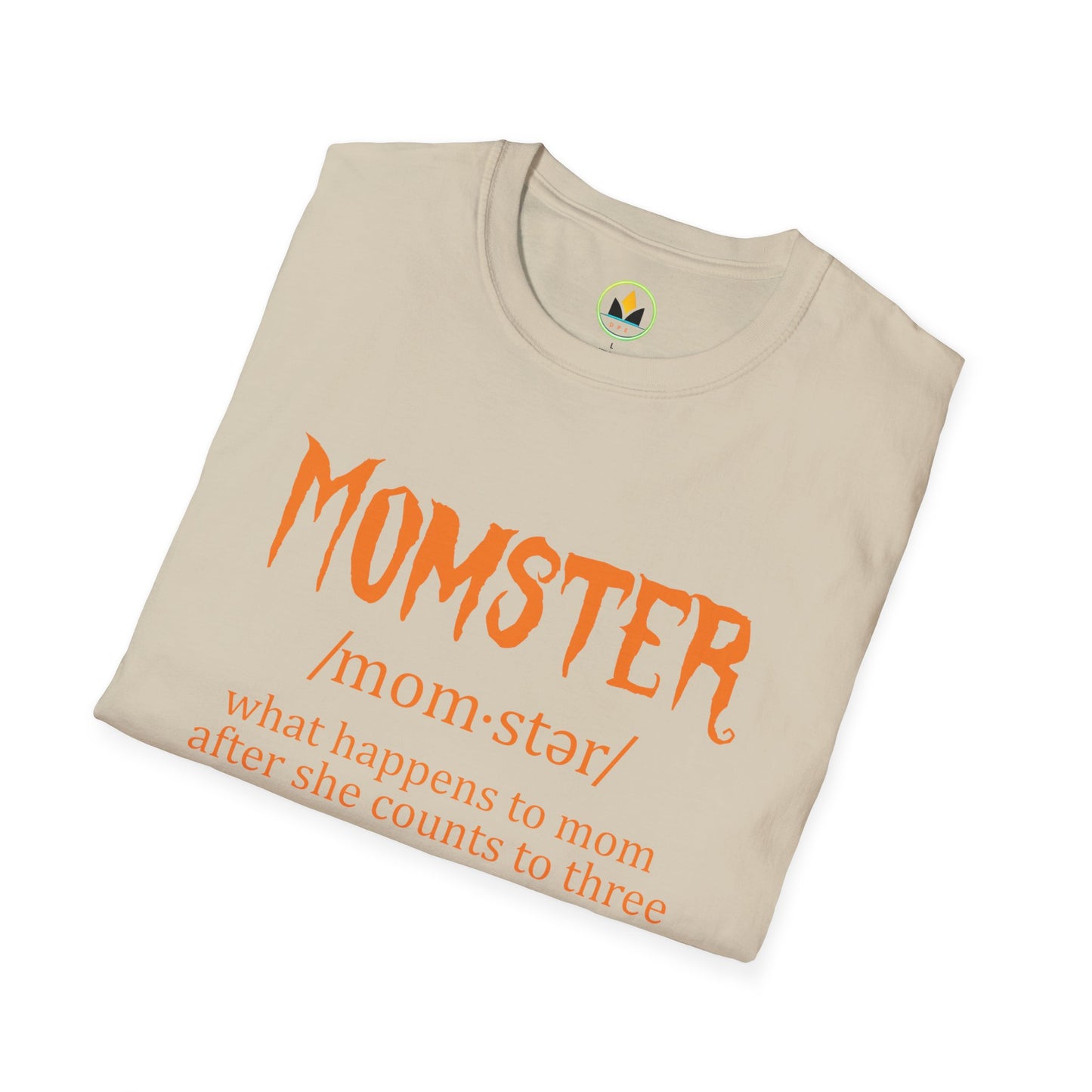 Halloween ‘Momster’ Tee - Fun Parenting Humor Softstyle T-Shirt