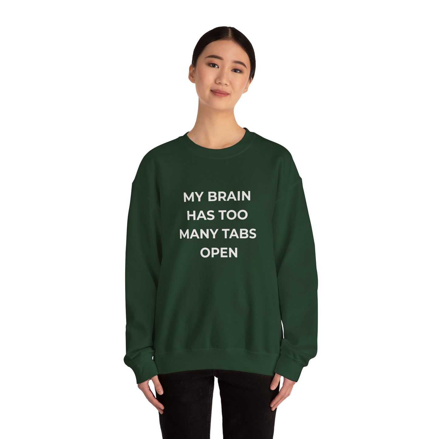 My Brain Has Too Many Tabs Open Sweatshirt | Funny ADHD Gift | Cozy Lofi Pullover