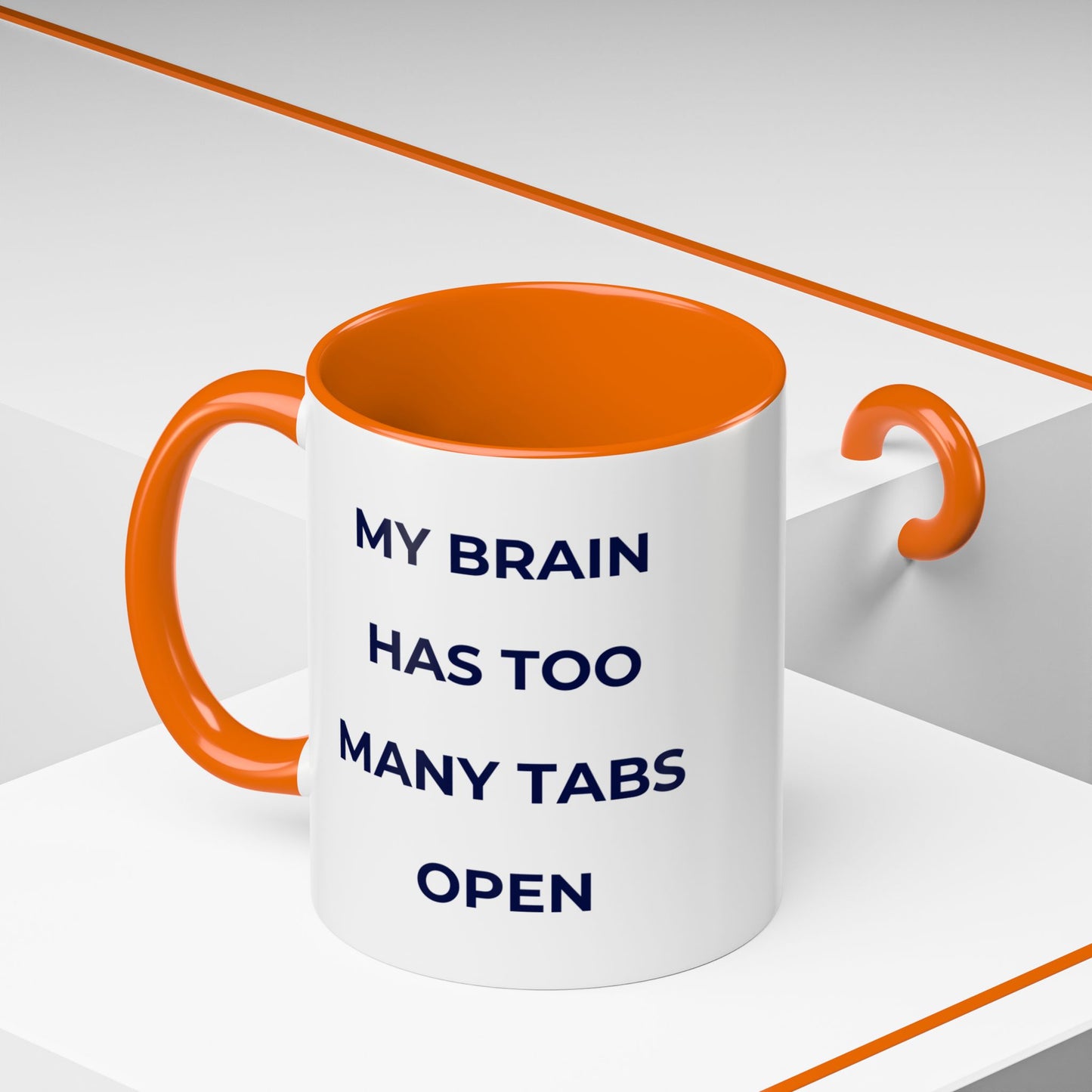 My Brain Has Too Many Tabs Open Mug | Funny ADHD Gift | Lofi Office Coffee Cup (11oz)