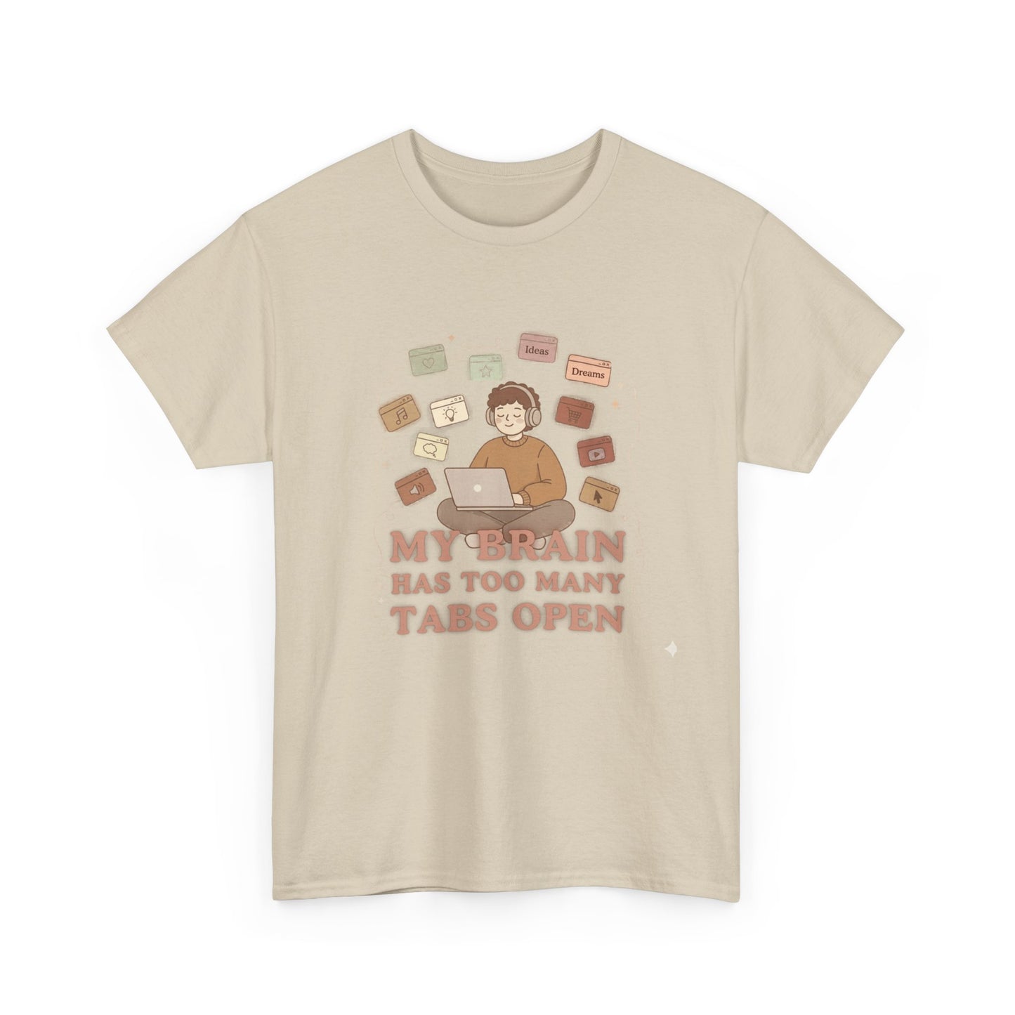The "Cozy Mind" Earth Tone ADHD Graphic Tee