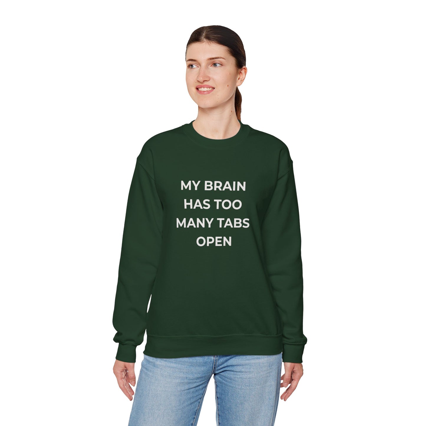 My Brain Has Too Many Tabs Open Sweatshirt | Funny ADHD Gift | Cozy Lofi Pullover