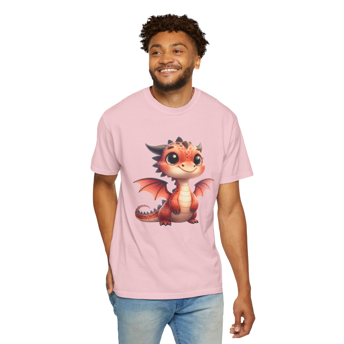 Adorable Dragon Whelp Tee - Soft Cotton T-Shirt with Fantasy Creature tee
