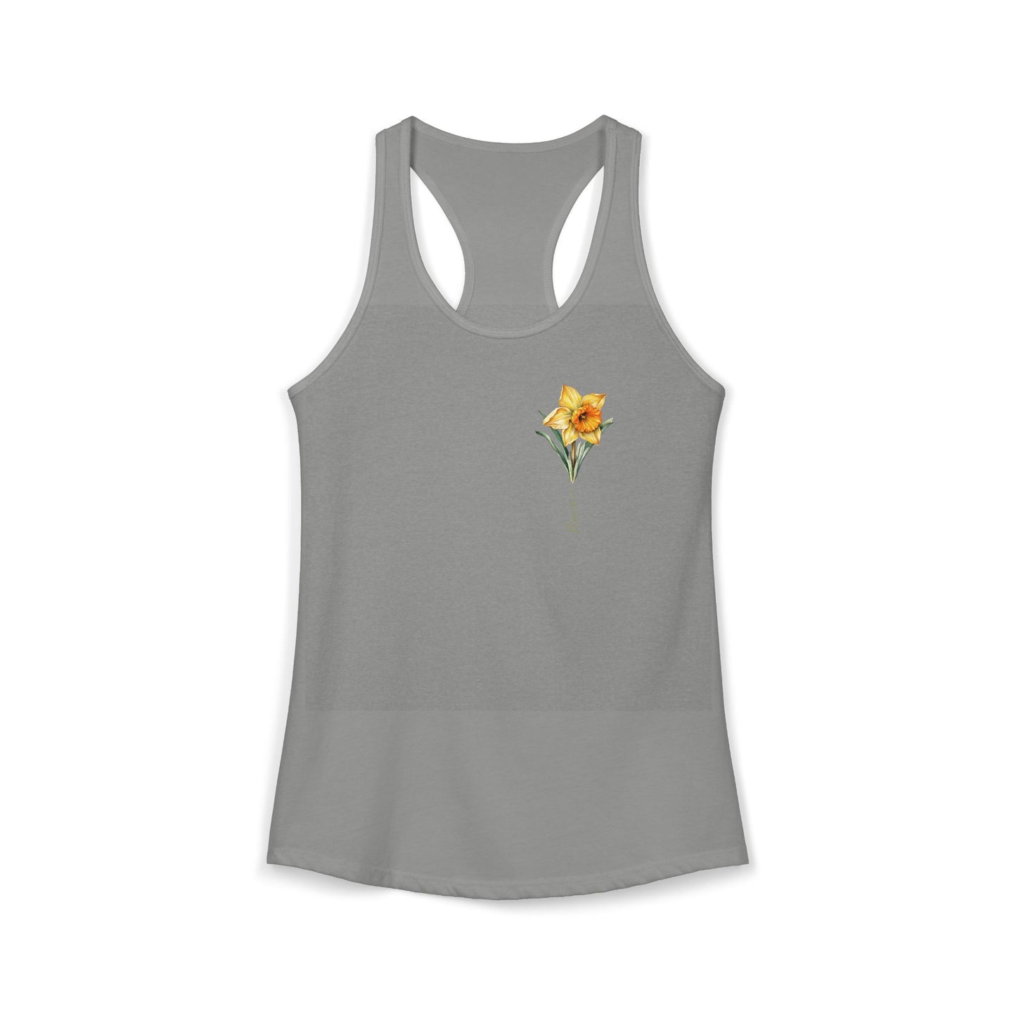 Daffodil of Hope – Women’s Cancer Awareness Racerback Tank Top