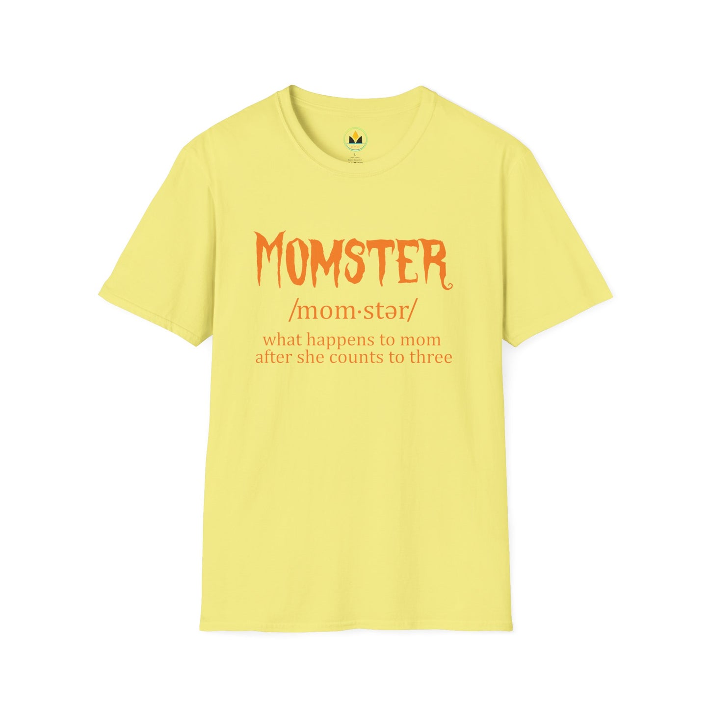 Halloween ‘Momster’ Tee - Fun Parenting Humor Softstyle T-Shirt