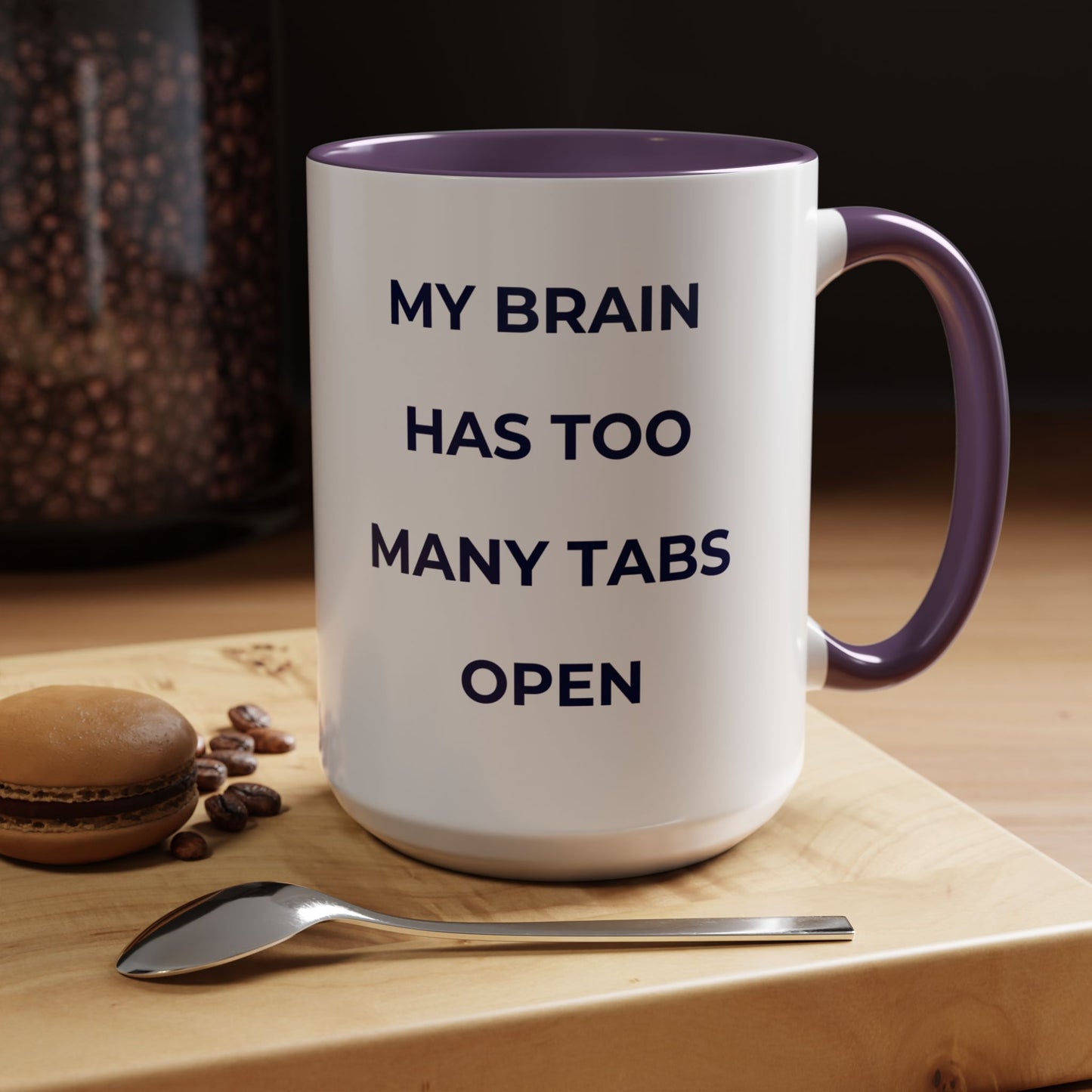 My Brain Has Too Many Tabs Open Mug | Funny ADHD Gift | Lofi Office Coffee Cup (11oz)