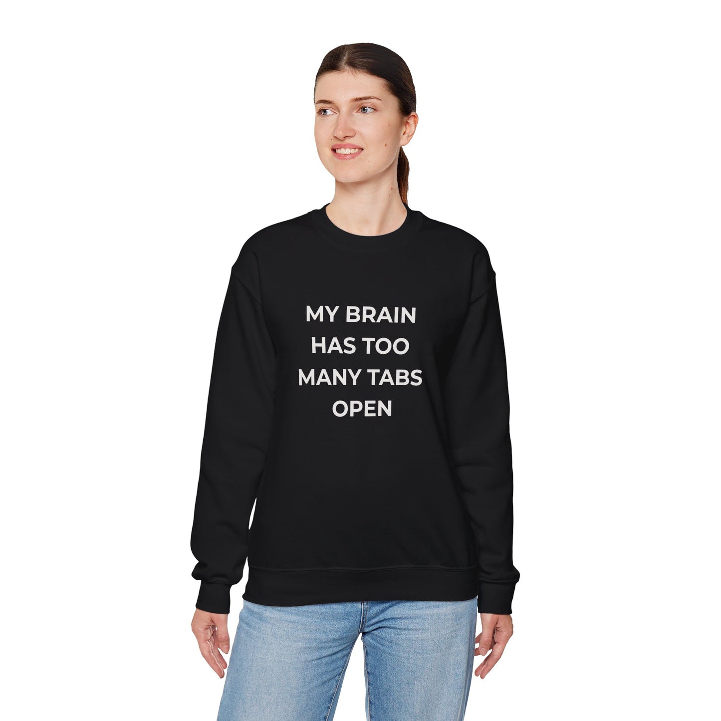 My Brain Has Too Many Tabs Open Sweatshirt | Funny ADHD Gift | Cozy Lofi Pullover