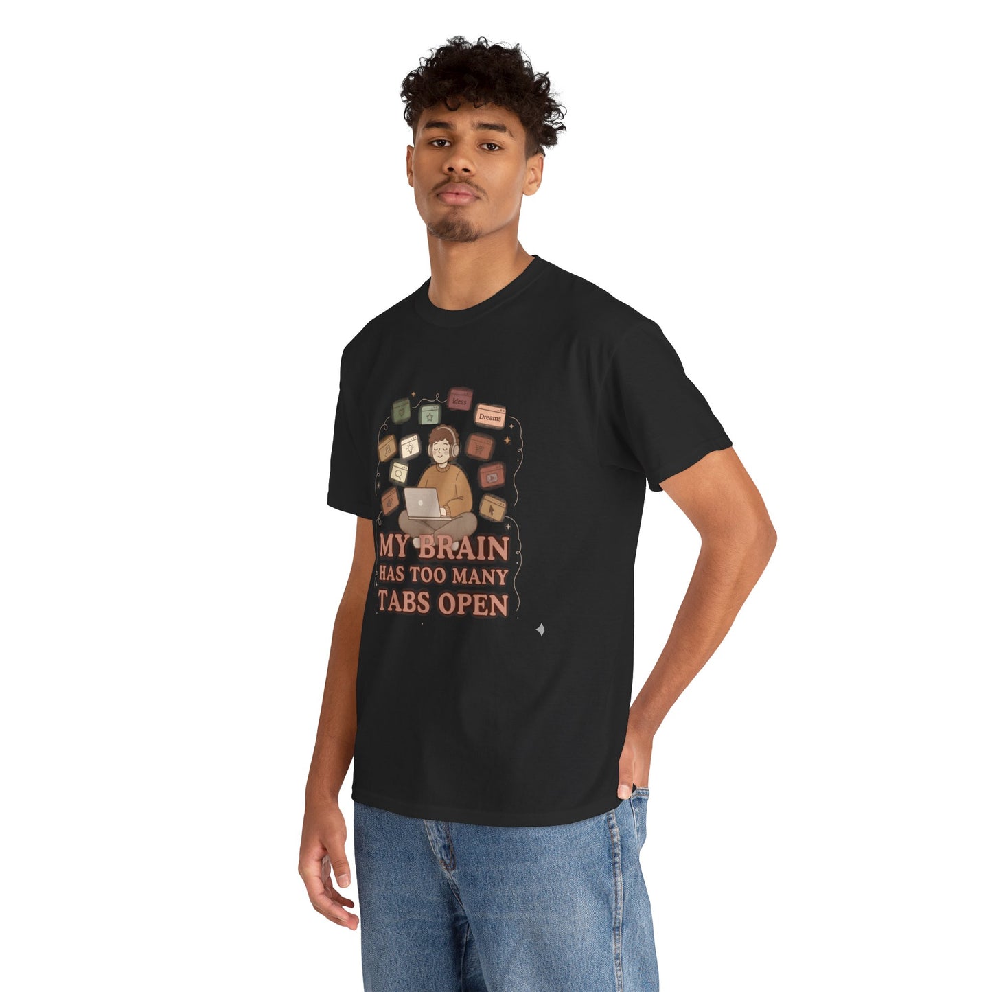 The "Cozy Mind" Earth Tone ADHD Graphic Tee