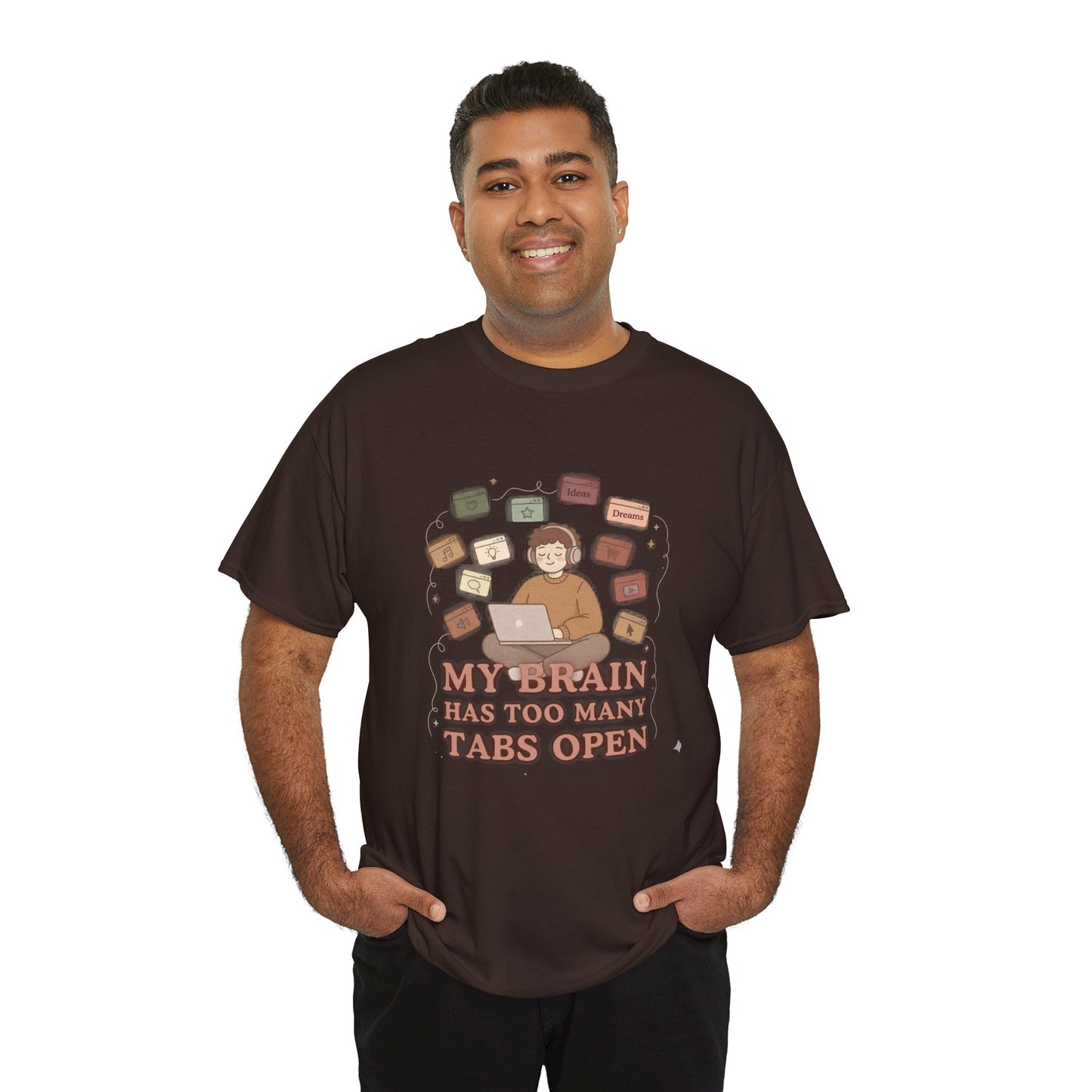 The "Cozy Mind" Earth Tone ADHD Graphic Tee
