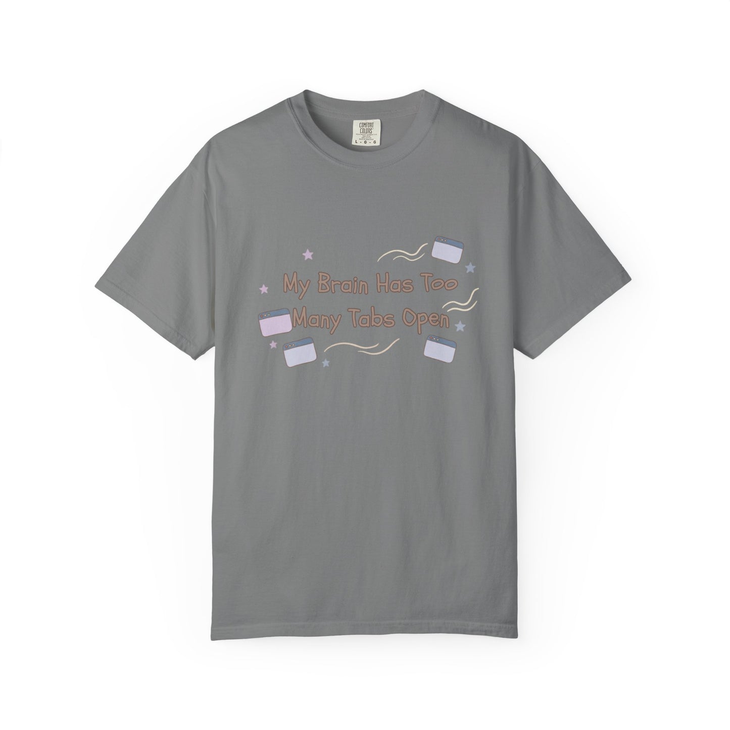 The "ADHD Brain Under Construction" Retro Warning Tee