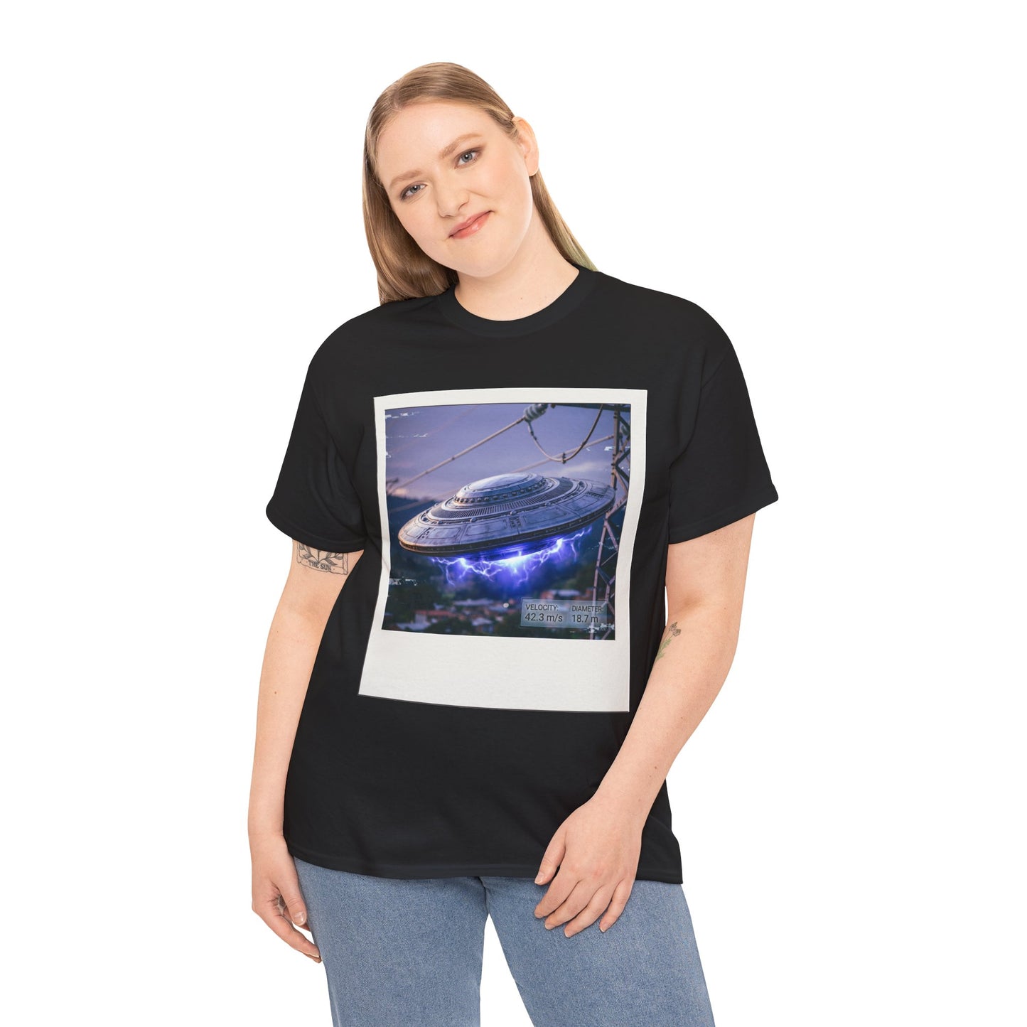 UFO Evidence T-Shirt | Retro Polaroid Alien Sighting Photo