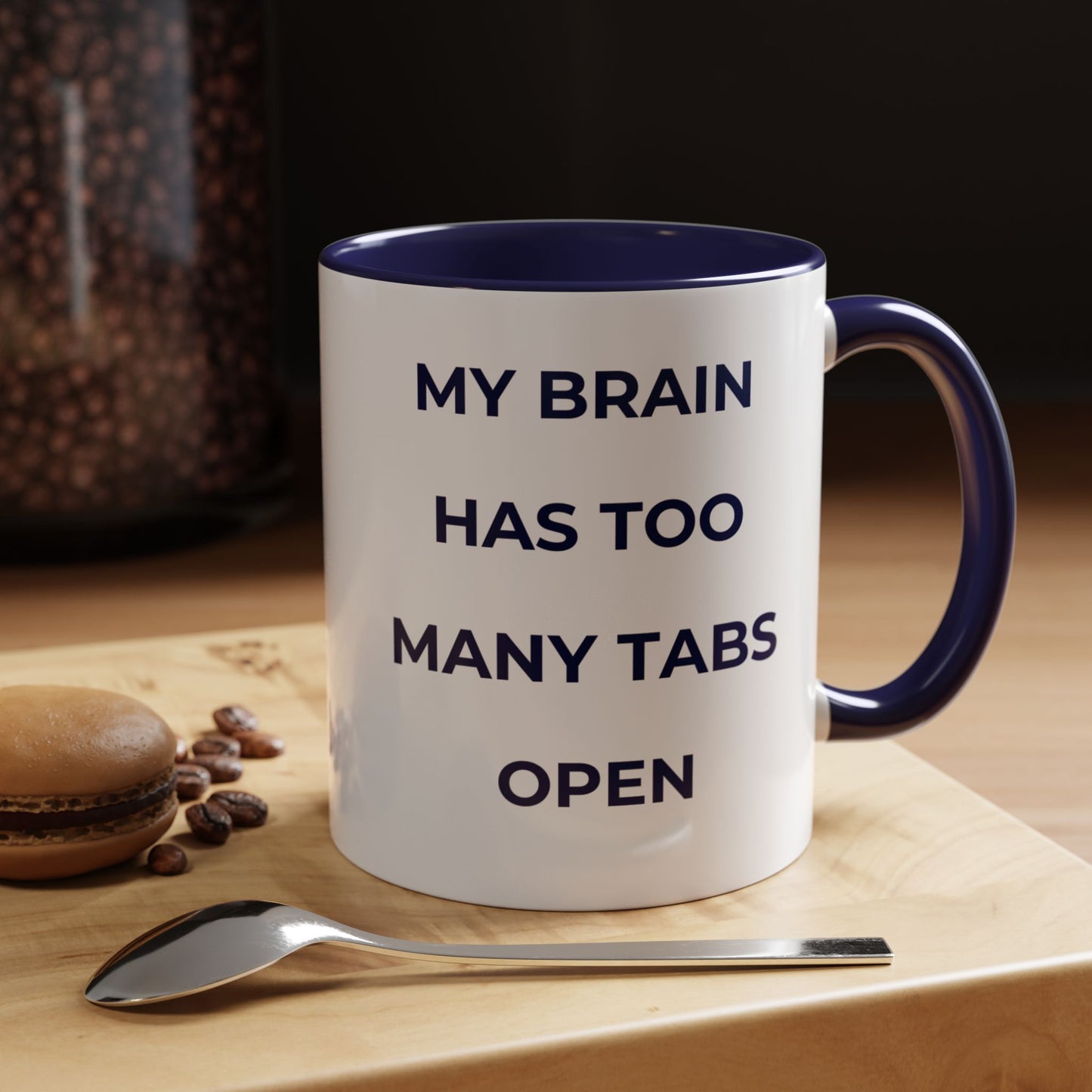 My Brain Has Too Many Tabs Open Mug | Funny ADHD Gift | Lofi Office Coffee Cup (11oz)