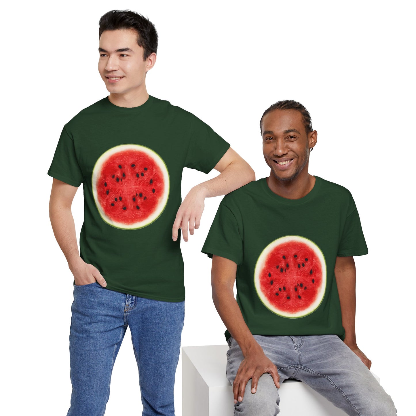 Watermelon Slice Graphic T-Shirt | Funny "One in a Melon" Tee | Easy Lazy Halloween Costume | Unisex Summer Top