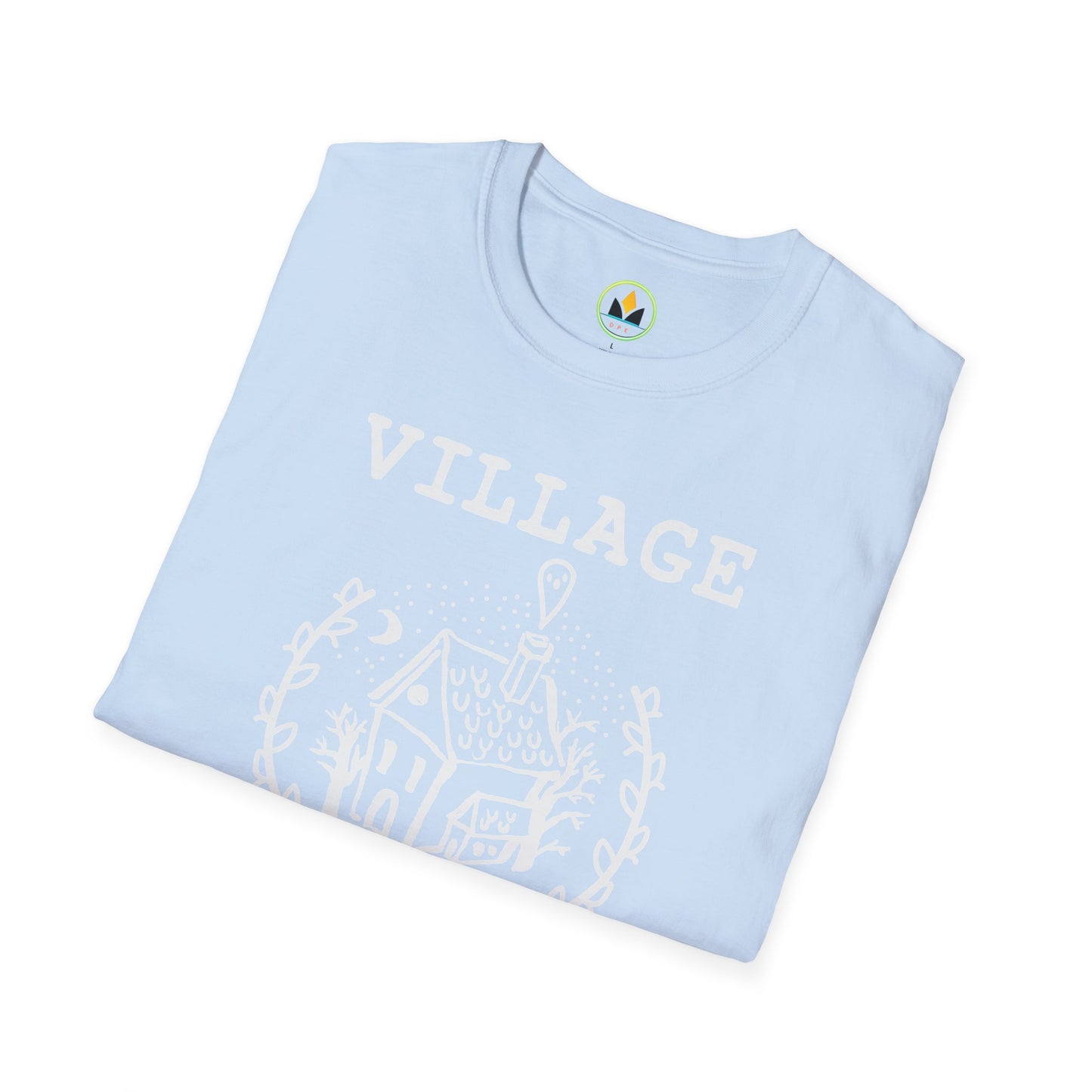 Village Witch Cottagecore T‑Shirt – Cozy Haunted Cottage Graphic for Everyday Magic
