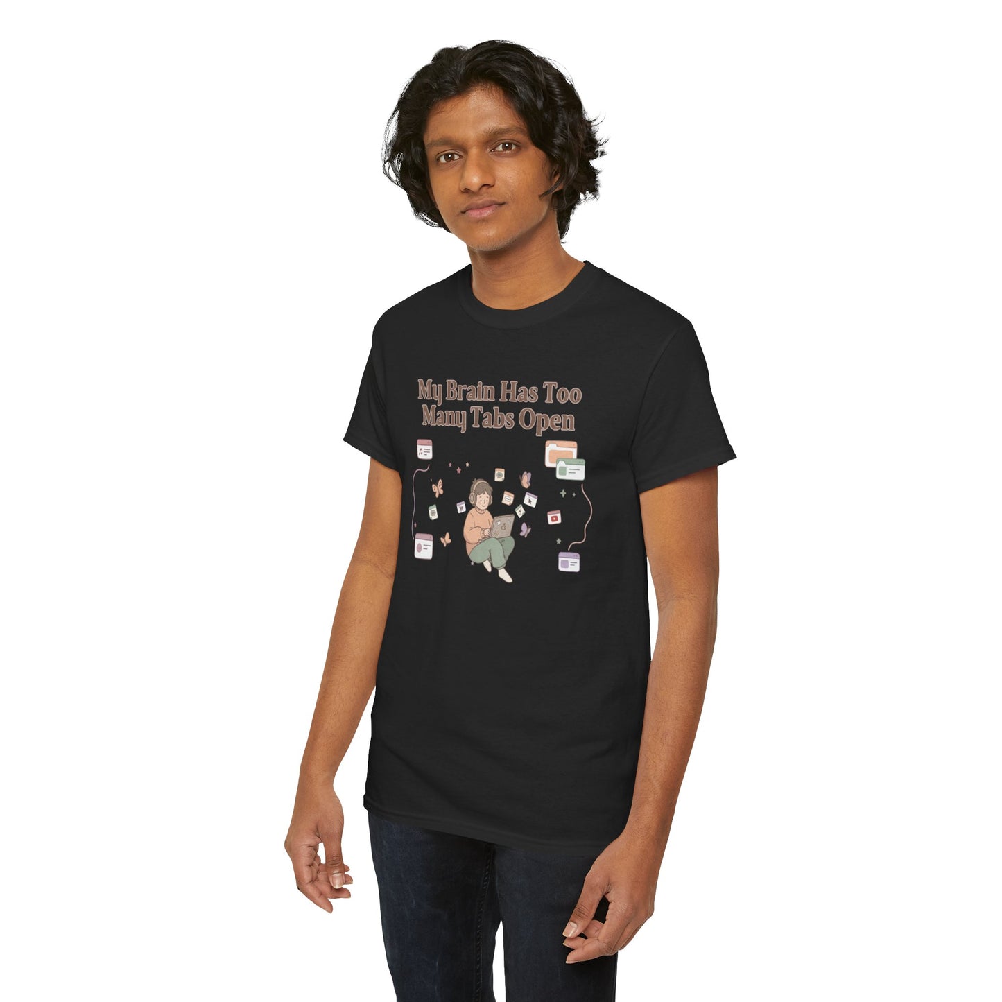 Hyper-Focus Mode: ENGAGED 🎧 The 'Brain Has Too Many Tabs Open' Neurospicy Tee