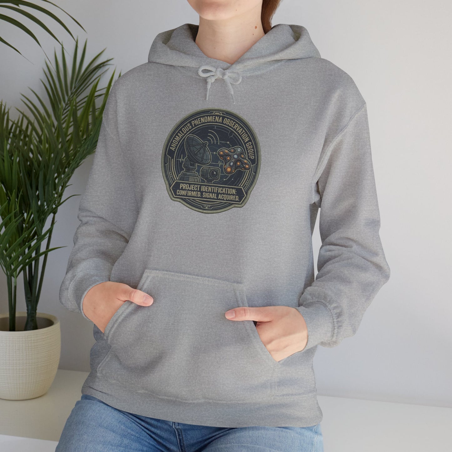 Project Tracking Array: Classified UAP Schematic Heavyweight Hoodie