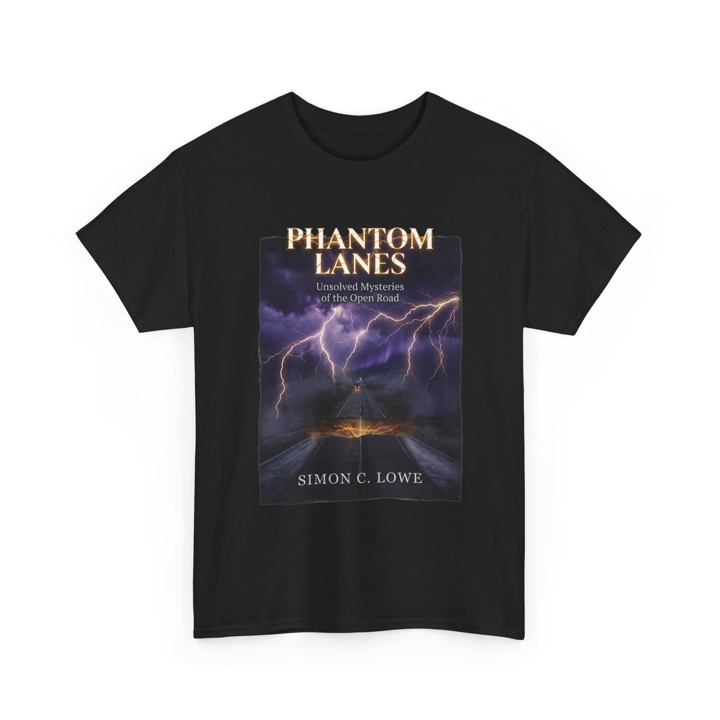 Phantom Lanes: Unsolved Mysteries of the Open Road Graphic T-Shirt