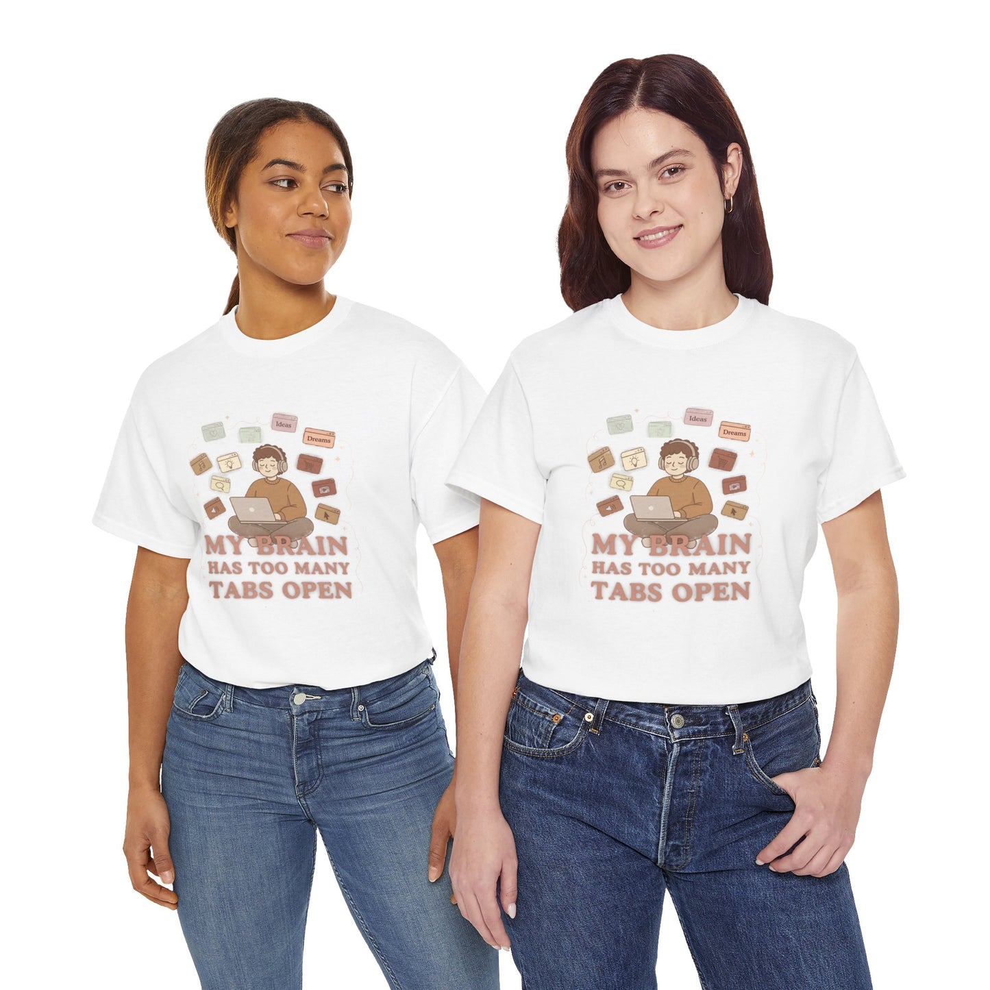 The "Cozy Mind" Earth Tone ADHD Graphic Tee