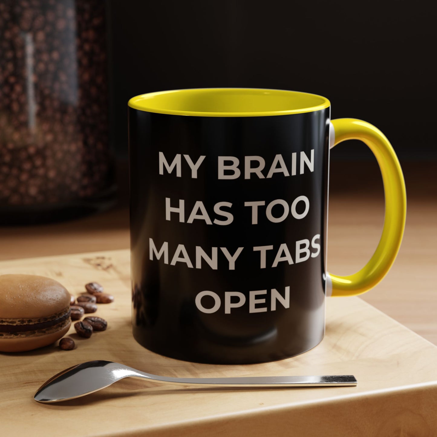 My Brain Has Too Many Tabs Open Mug | Funny ADHD Gift | Lofi Office Coffee Cup (11oz)